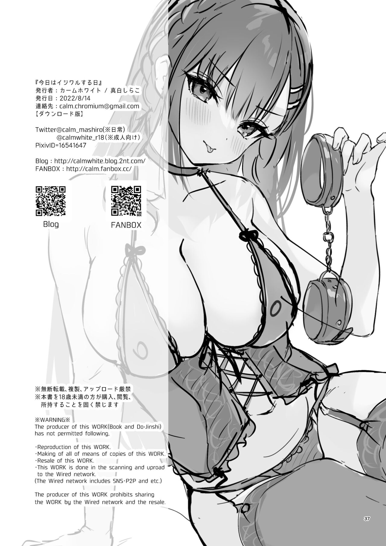 Kyou wa Ijiwaru Suru Hi - Page 37