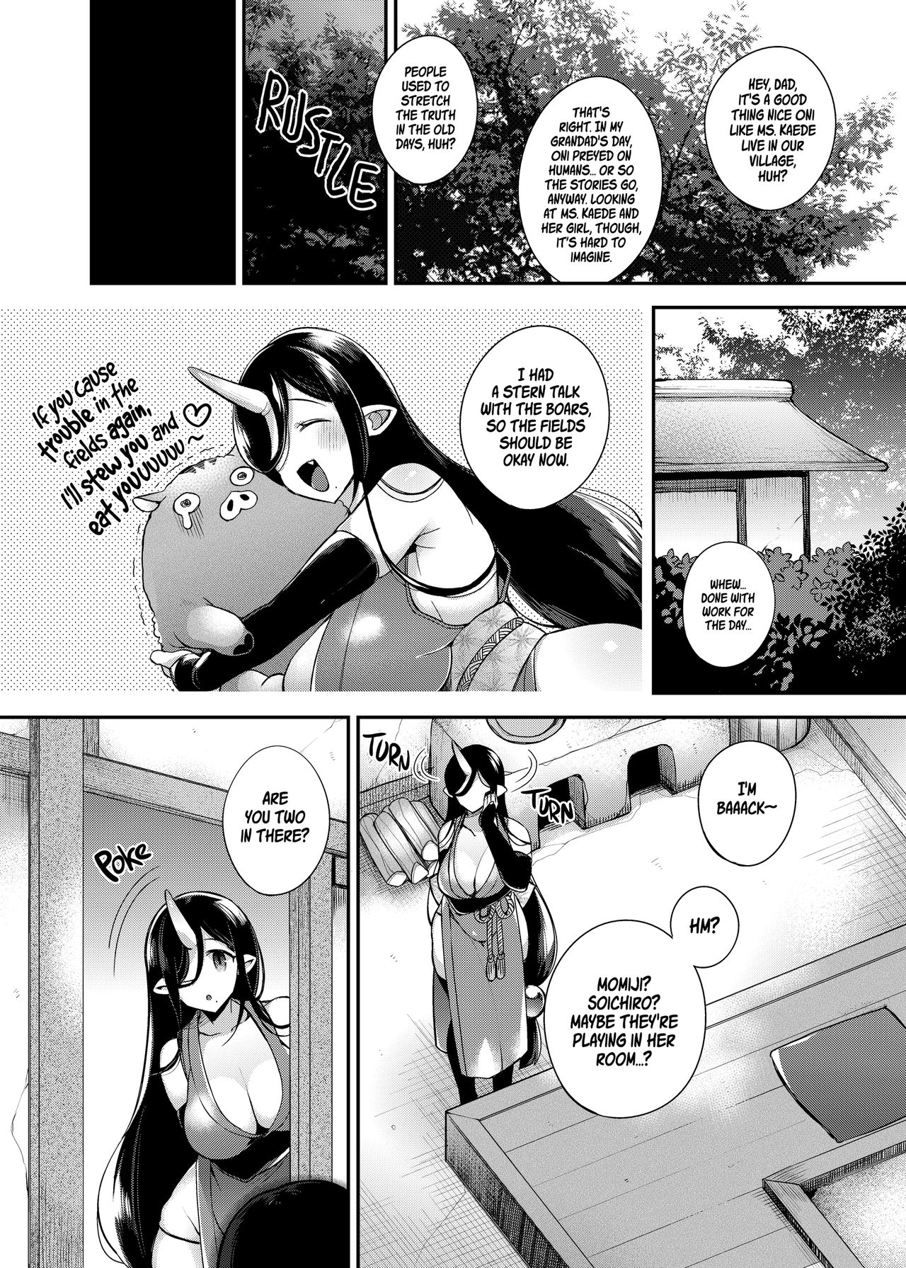 Oni no Oyako wa Hito no Osu to Kozukuri ga Shitai ~Musume Hen~ | Mating with Oni ~Daughter Chapter~ - Page 6