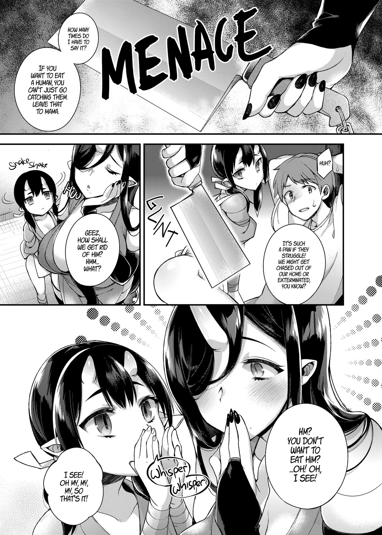 Oni no Oyako wa Hito no Osu to Kozukuri ga Shitai ~Musume Hen~ | Mating with Oni ~Daughter Chapter~ - Page 8