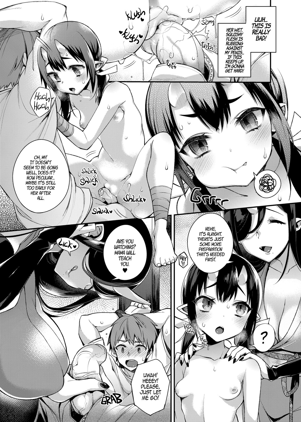 Oni no Oyako wa Hito no Osu to Kozukuri ga Shitai ~Musume Hen~ | Mating with Oni ~Daughter Chapter~ - Page 12