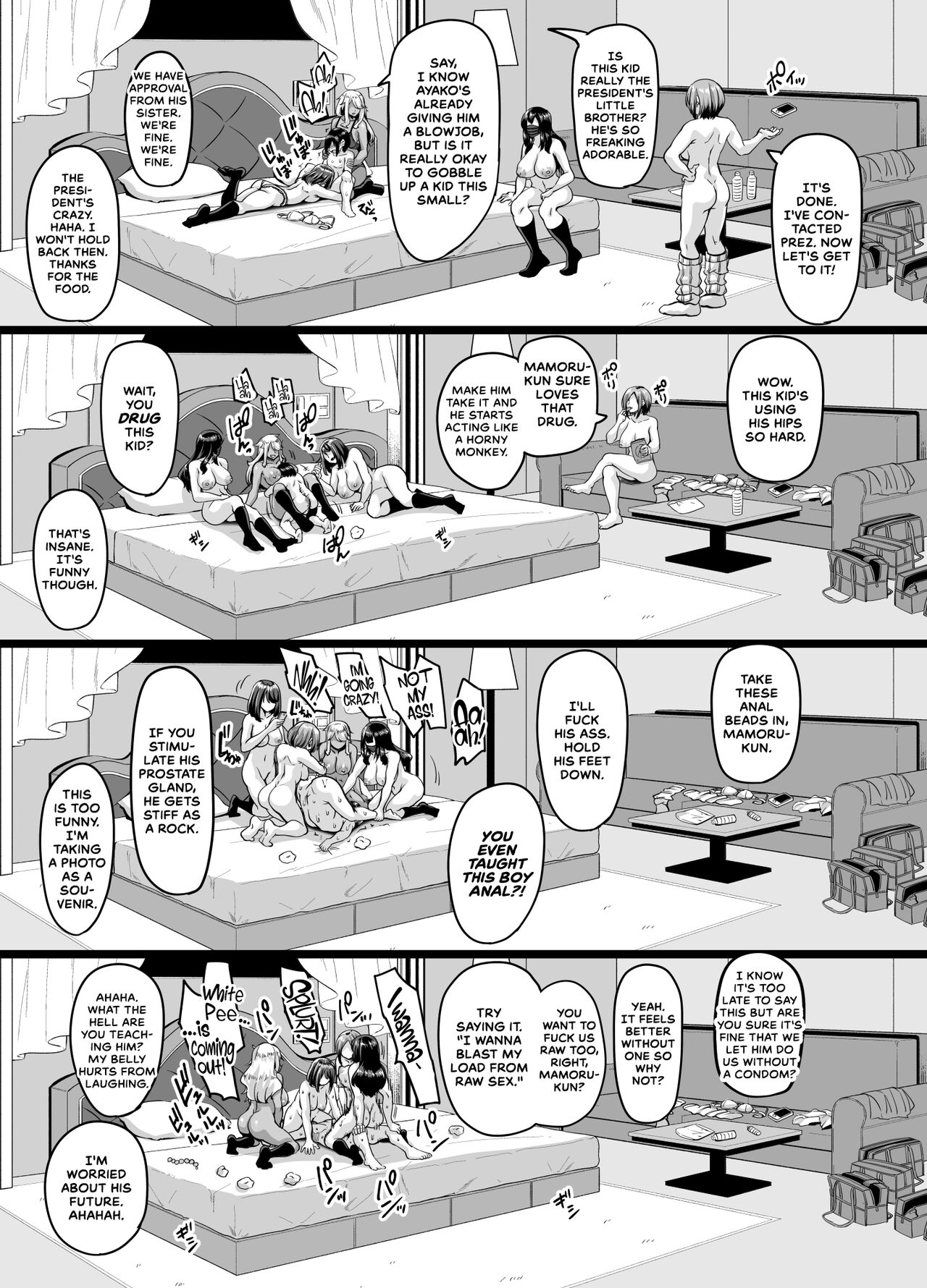 Papakatsu Bitch no Atashi-ra ga Anta no Otouto o Katte Mesuiki Yarichin-kun ni Shite Kawaigatte Ageru - Page 31
