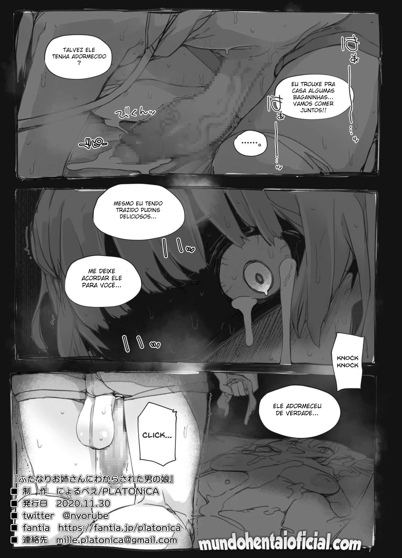 Uma Trap Conhece a Futanari de Sua Onee-chan - Page 29