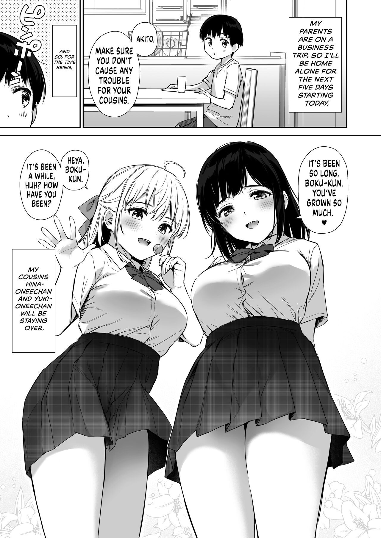 Naisho no Hajimete ~Suunenburi ni Atta Shinseki no Bijin JK Shimai ni Ecchi no Tehodoki Sarechaimasu~ - Page 5