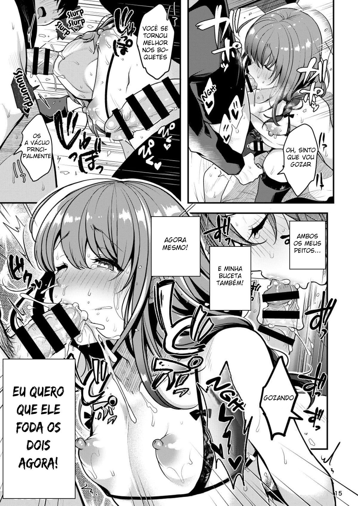 Senpai no Oppai ~Gaman Hen~ - Page 16