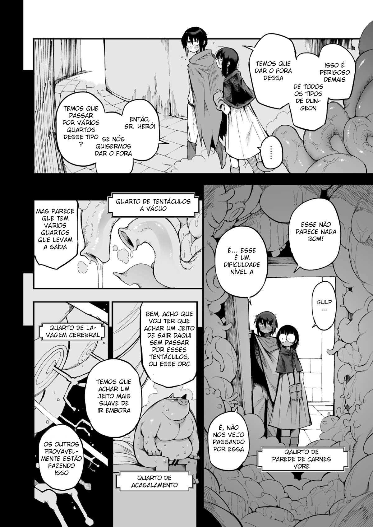 Escapando da Dungeon Sugadora de Sêmen com uma Garota Modesta que eu Não Fazia Ideia que Fosse uma Vagabunda Rank S - Page 5