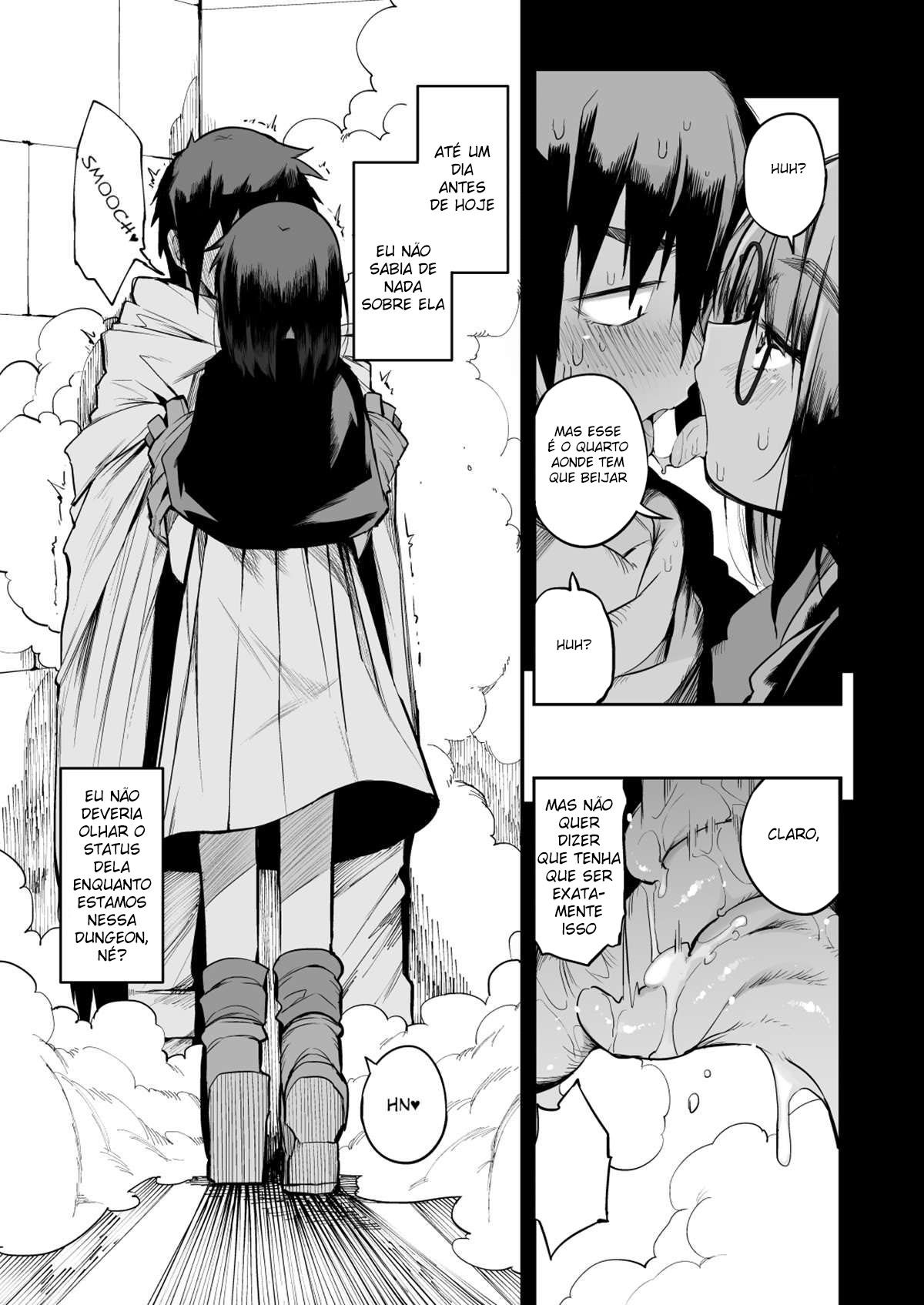 Escapando da Dungeon Sugadora de Sêmen com uma Garota Modesta que eu Não Fazia Ideia que Fosse uma Vagabunda Rank S - Page 10