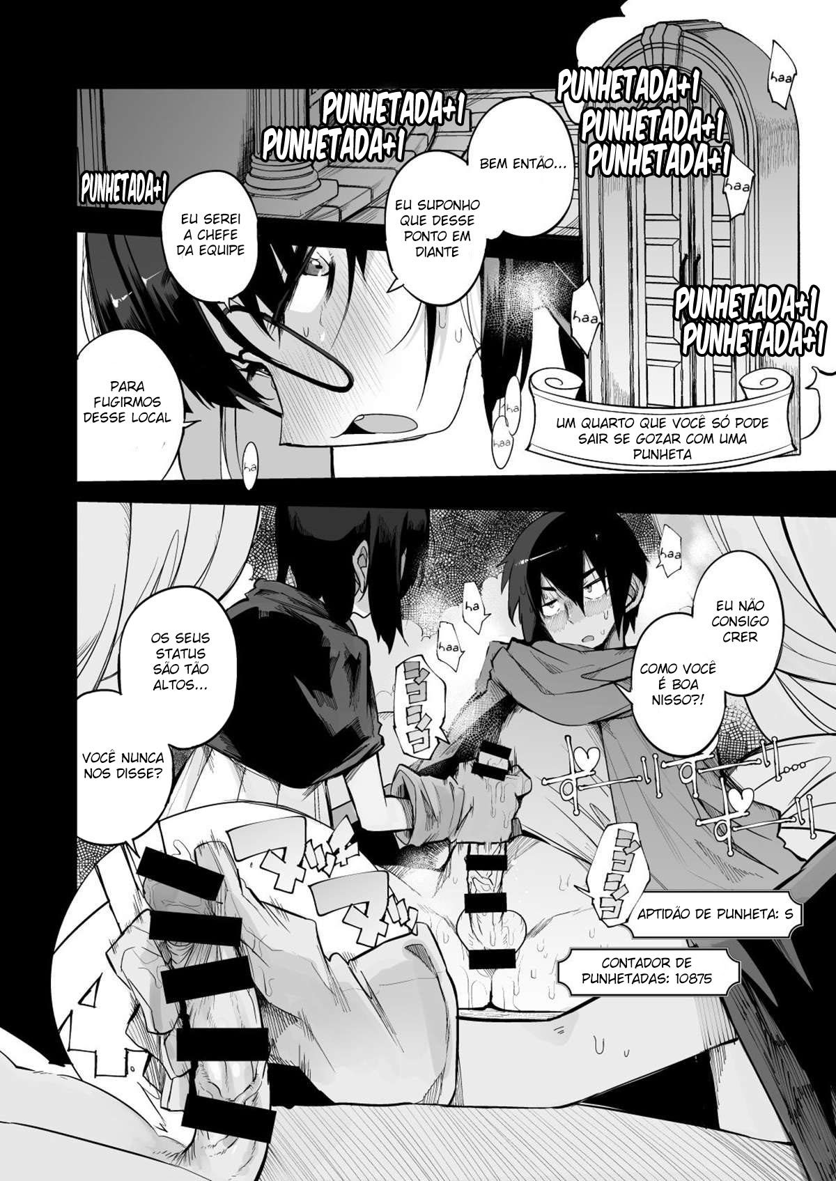 Escapando da Dungeon Sugadora de Sêmen com uma Garota Modesta que eu Não Fazia Ideia que Fosse uma Vagabunda Rank S - Page 13