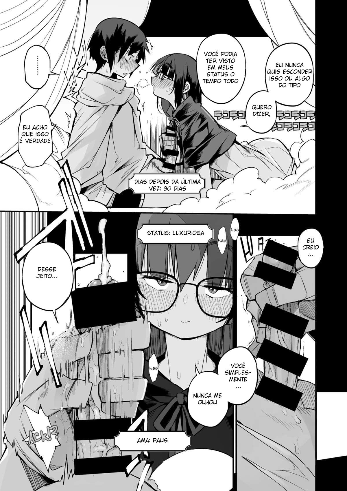 Escapando da Dungeon Sugadora de Sêmen com uma Garota Modesta que eu Não Fazia Ideia que Fosse uma Vagabunda Rank S - Page 14