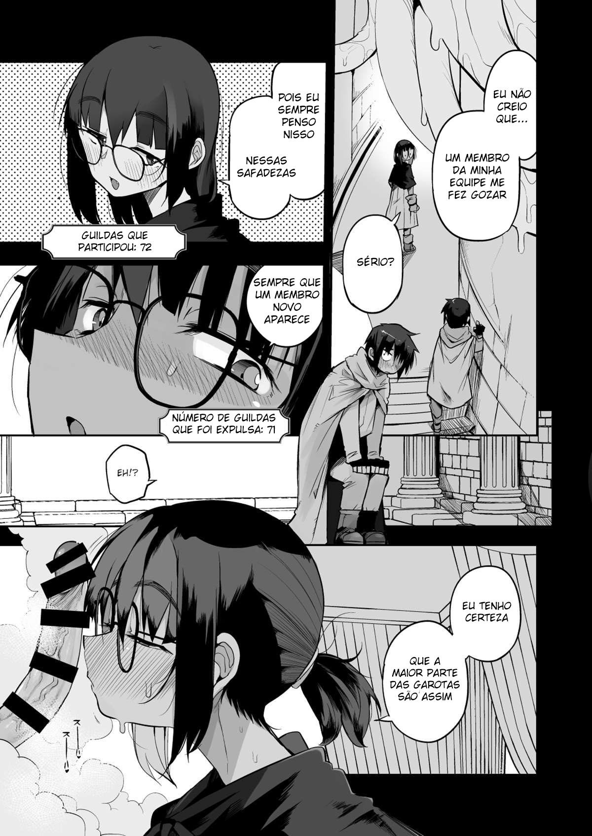 Escapando da Dungeon Sugadora de Sêmen com uma Garota Modesta que eu Não Fazia Ideia que Fosse uma Vagabunda Rank S - Page 16