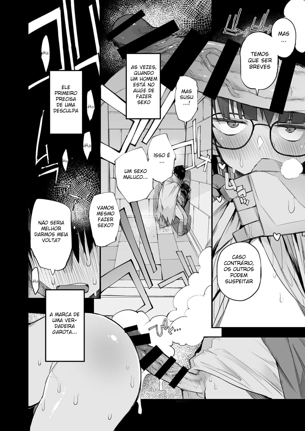 Escapando da Dungeon Sugadora de Sêmen com uma Garota Modesta que eu Não Fazia Ideia que Fosse uma Vagabunda Rank S - Page 33