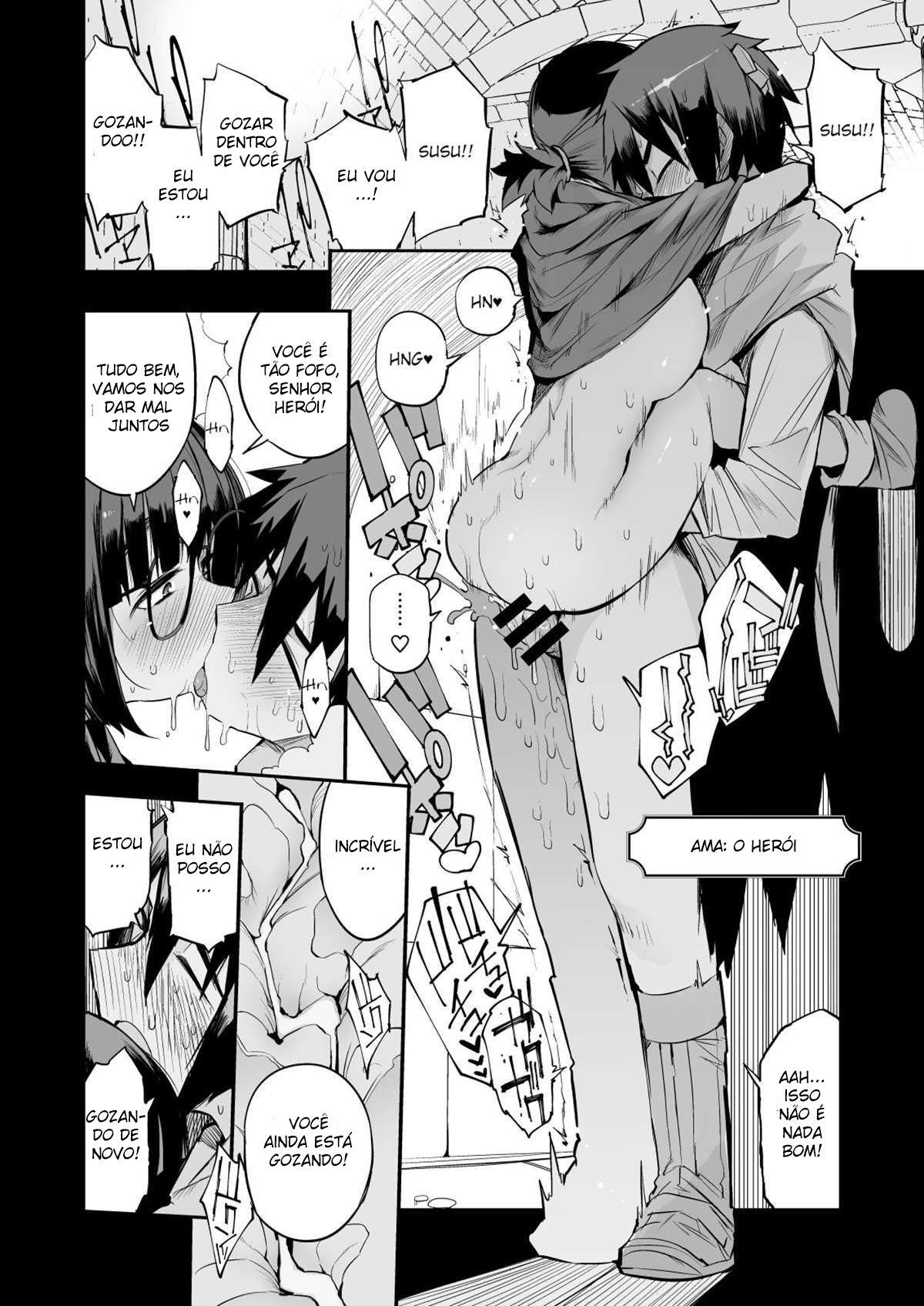 Escapando da Dungeon Sugadora de Sêmen com uma Garota Modesta que eu Não Fazia Ideia que Fosse uma Vagabunda Rank S - Page 37