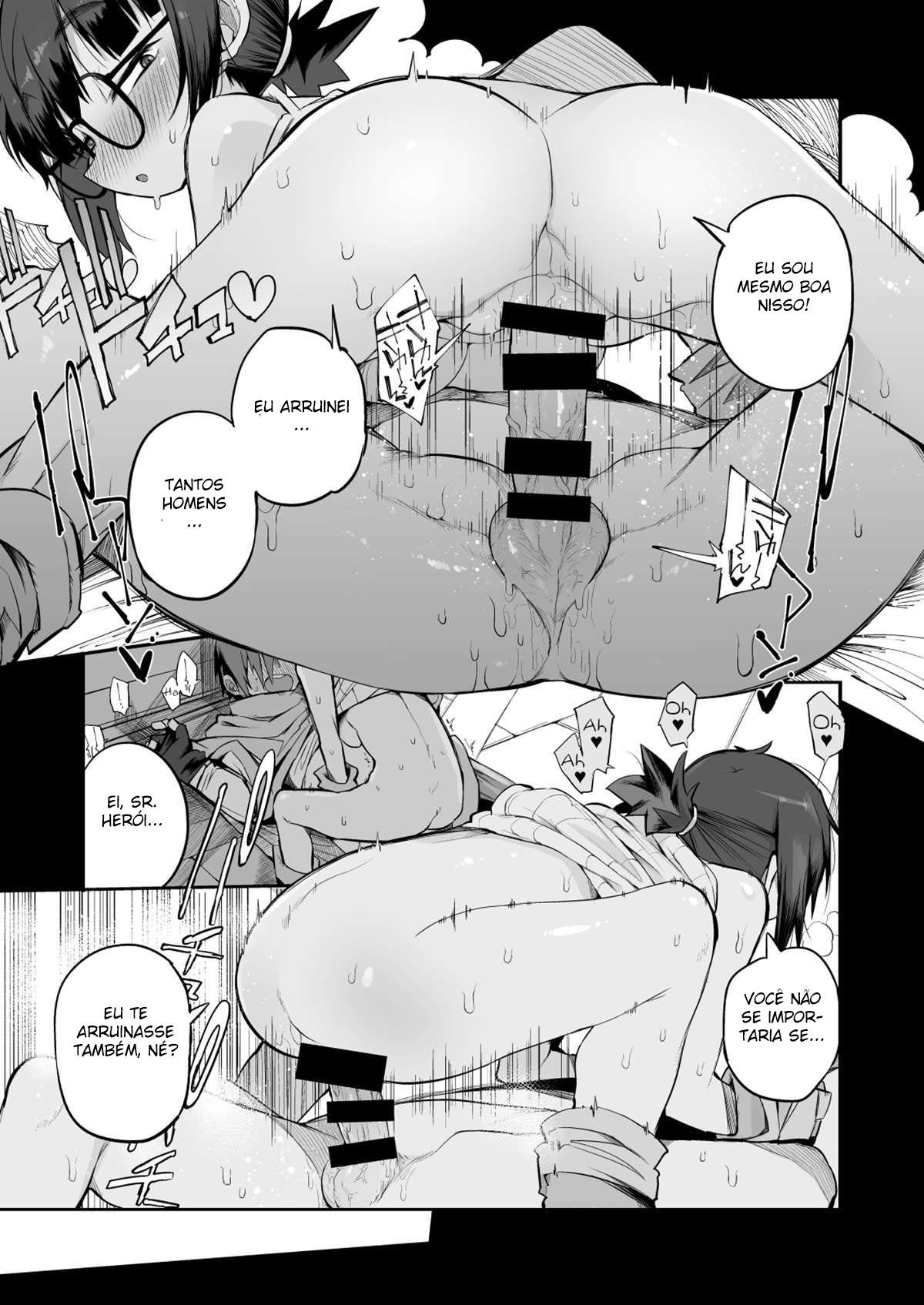 Escapando da Dungeon Sugadora de Sêmen com uma Garota Modesta que eu Não Fazia Ideia que Fosse uma Vagabunda Rank S - Page 40