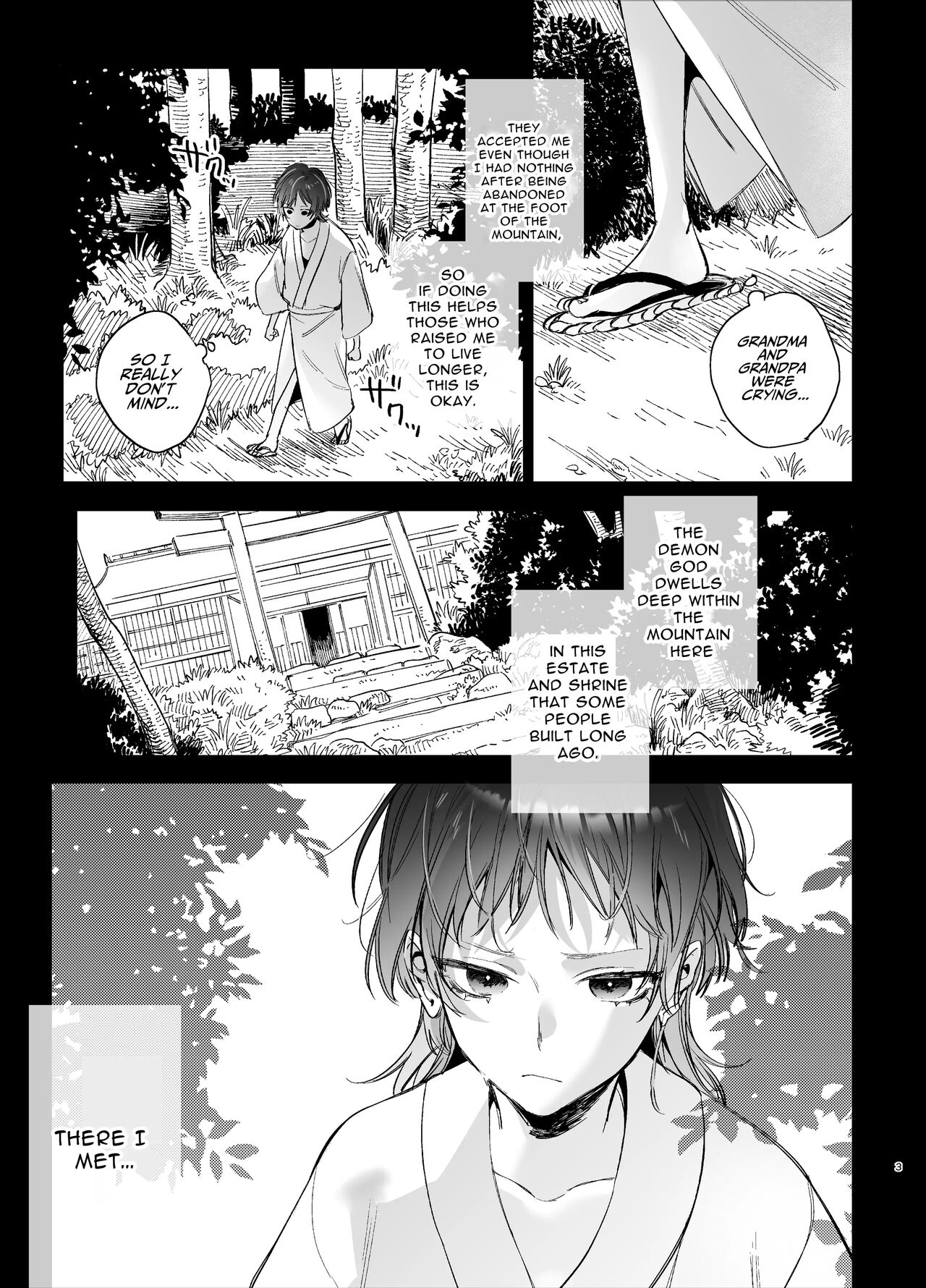 Ikenie Onna Wa Kodokuna Kijin Sama Ni Ban Kōbi De To Sareru | The Sacrificial Maiden Corrupted by Coupling With an Oni - Page 4