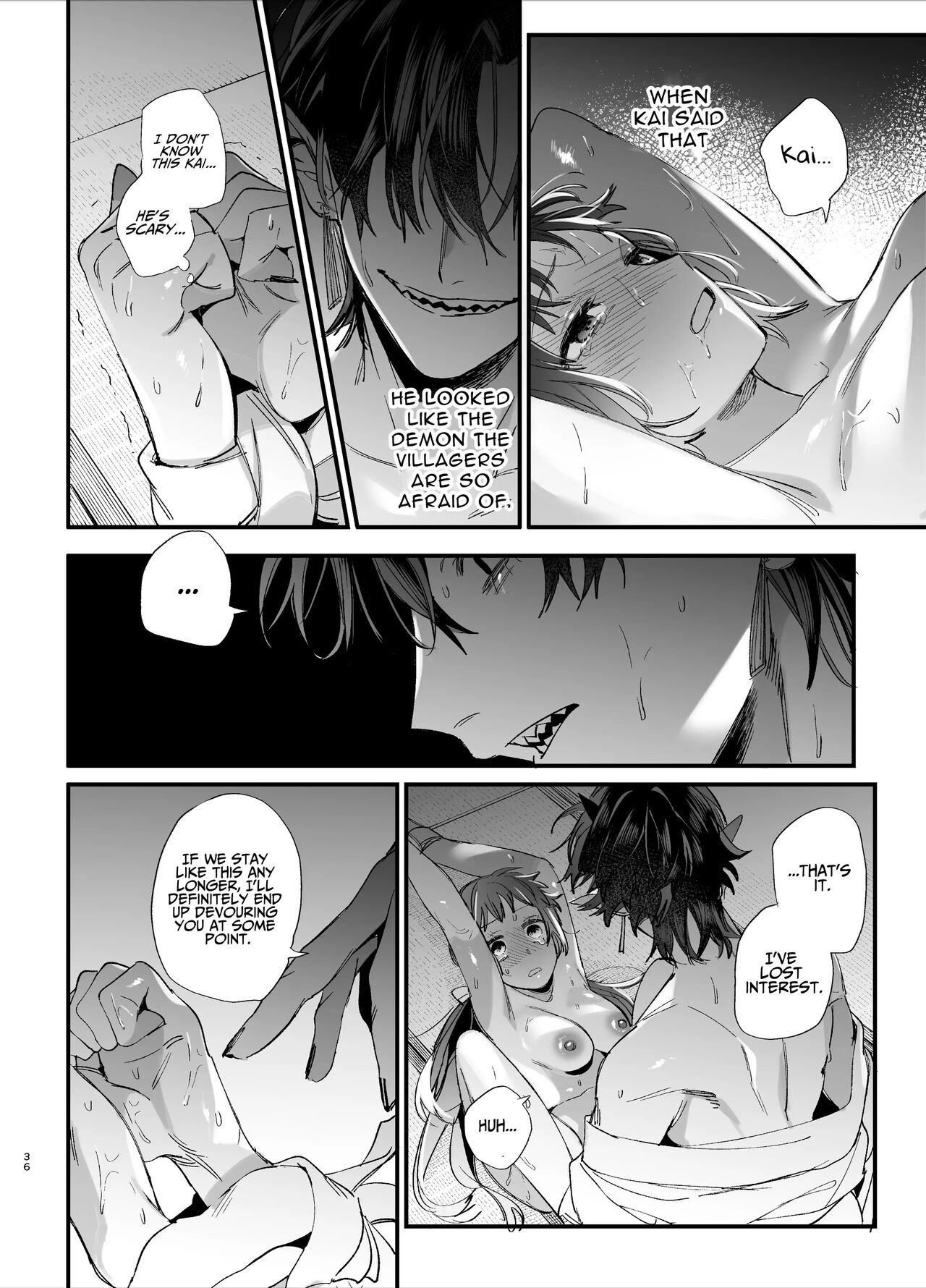 Ikenie Onna Wa Kodokuna Kijin Sama Ni Ban Kōbi De To Sareru | The Sacrificial Maiden Corrupted by Coupling With an Oni - Page 37