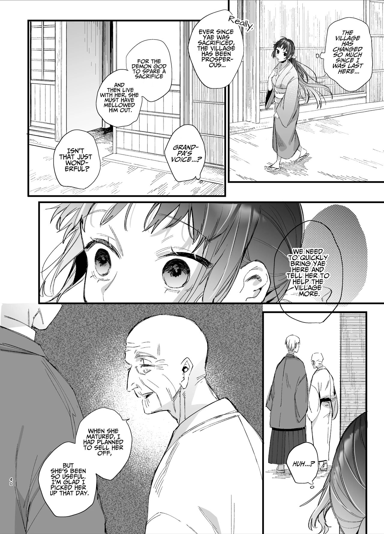 Ikenie Onna Wa Kodokuna Kijin Sama Ni Ban Kōbi De To Sareru | The Sacrificial Maiden Corrupted by Coupling With an Oni - Page 41