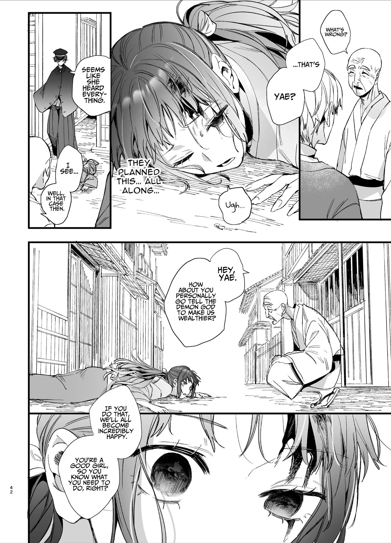 Ikenie Onna Wa Kodokuna Kijin Sama Ni Ban Kōbi De To Sareru | The Sacrificial Maiden Corrupted by Coupling With an Oni - Page 43