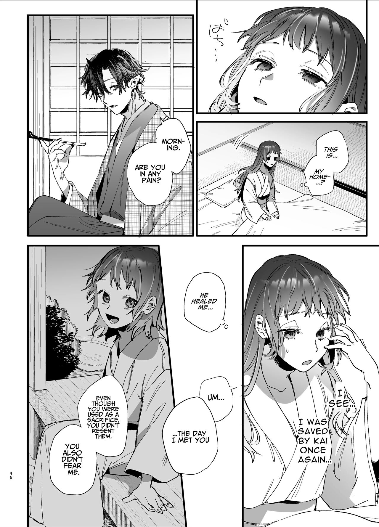 Ikenie Onna Wa Kodokuna Kijin Sama Ni Ban Kōbi De To Sareru | The Sacrificial Maiden Corrupted by Coupling With an Oni - Page 47