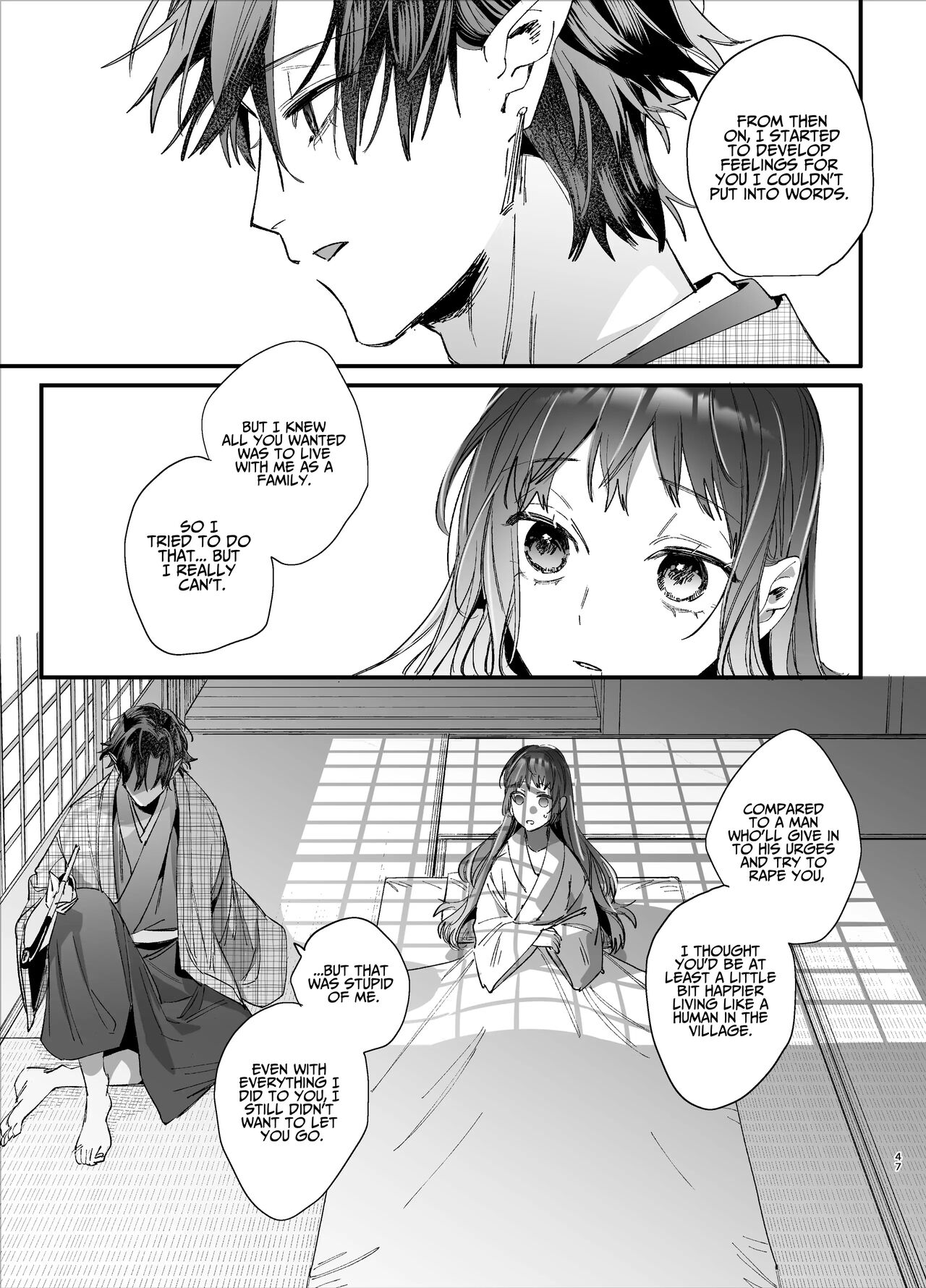 Ikenie Onna Wa Kodokuna Kijin Sama Ni Ban Kōbi De To Sareru | The Sacrificial Maiden Corrupted by Coupling With an Oni - Page 48