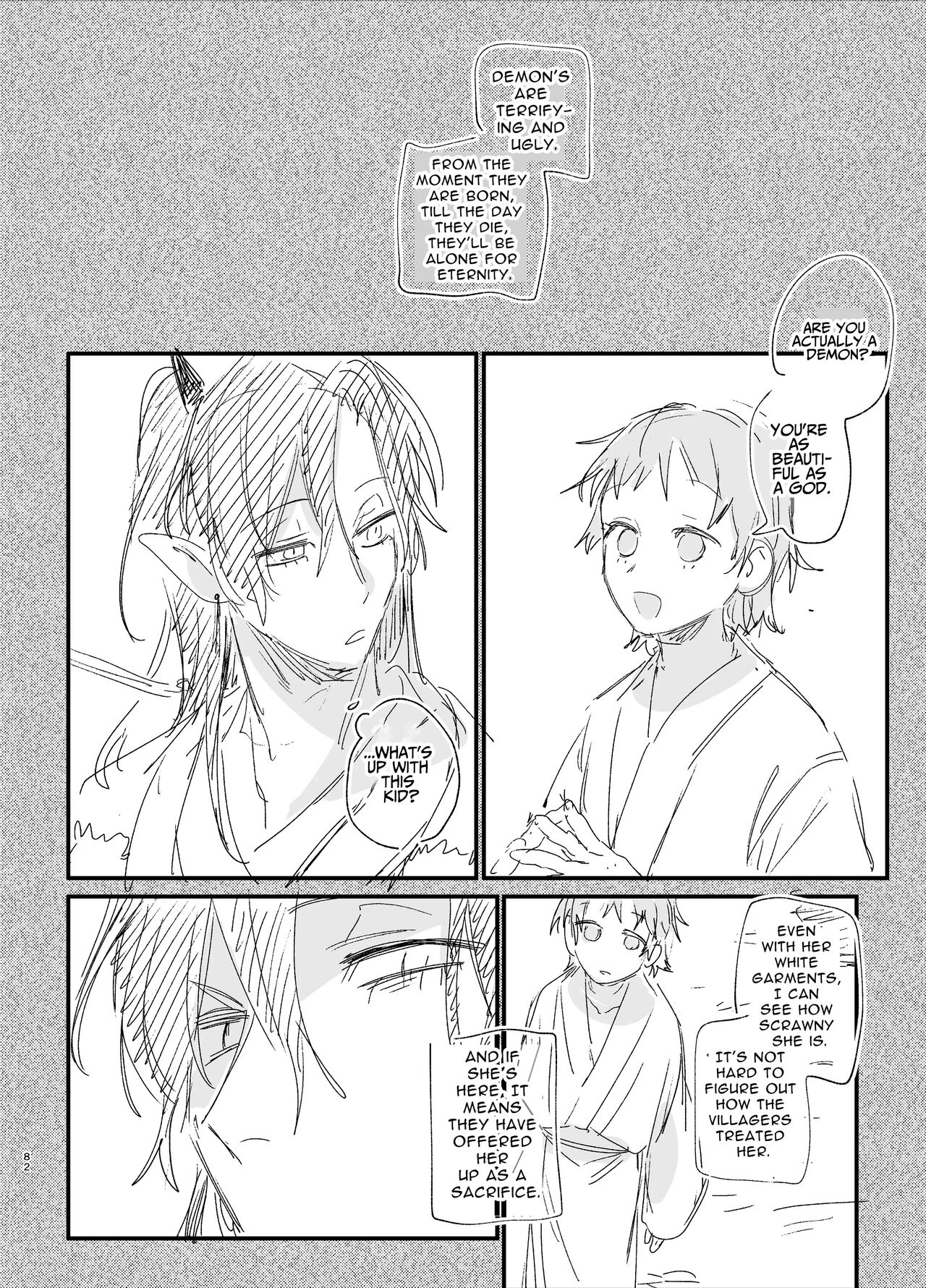 Ikenie Onna Wa Kodokuna Kijin Sama Ni Ban Kōbi De To Sareru | The Sacrificial Maiden Corrupted by Coupling With an Oni - Page 83