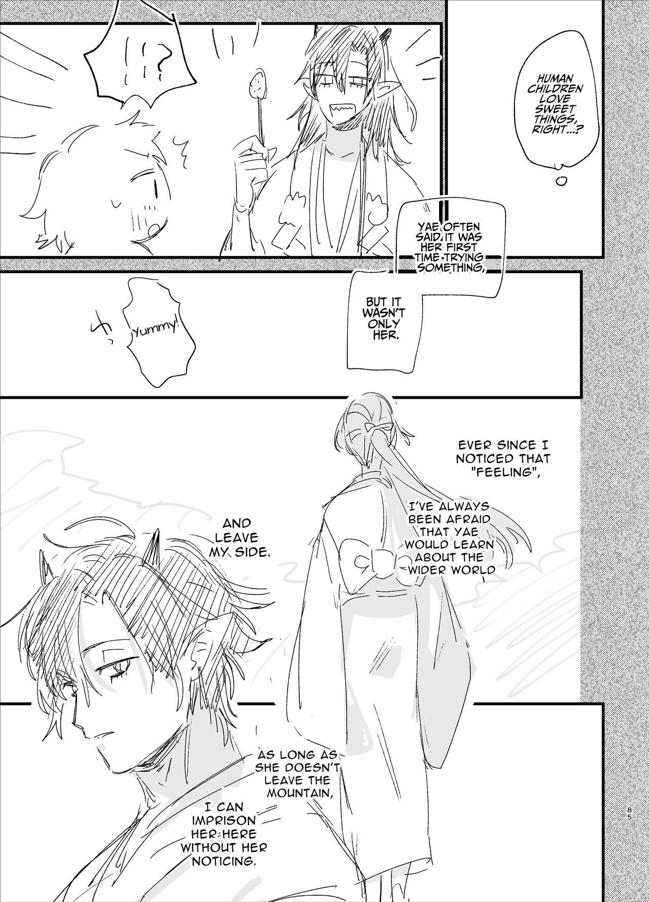 Ikenie Onna Wa Kodokuna Kijin Sama Ni Ban Kōbi De To Sareru | The Sacrificial Maiden Corrupted by Coupling With an Oni - Page 86