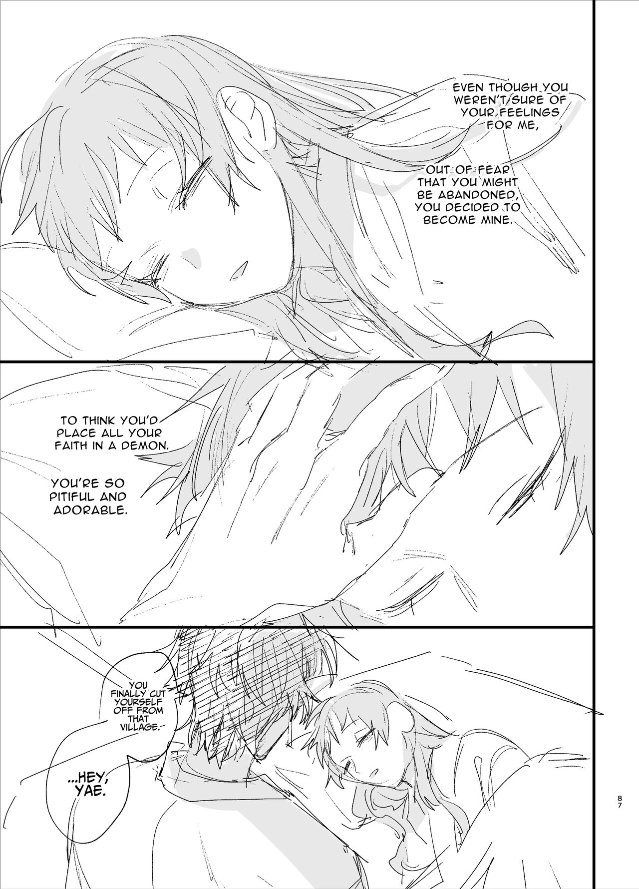 Ikenie Onna Wa Kodokuna Kijin Sama Ni Ban Kōbi De To Sareru | The Sacrificial Maiden Corrupted by Coupling With an Oni - Page 88