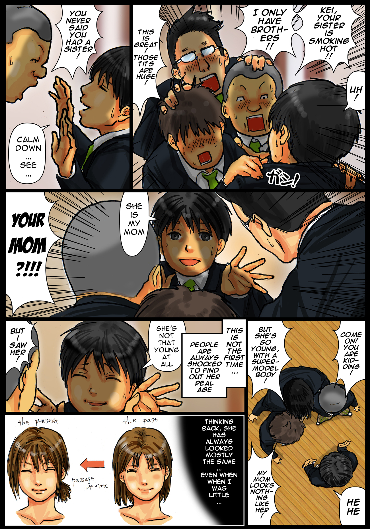 Kaa-san no Ana Tsukawasete ~Zenpen~ | Cumming Inside Mommy’s Hole 1 - Page 14