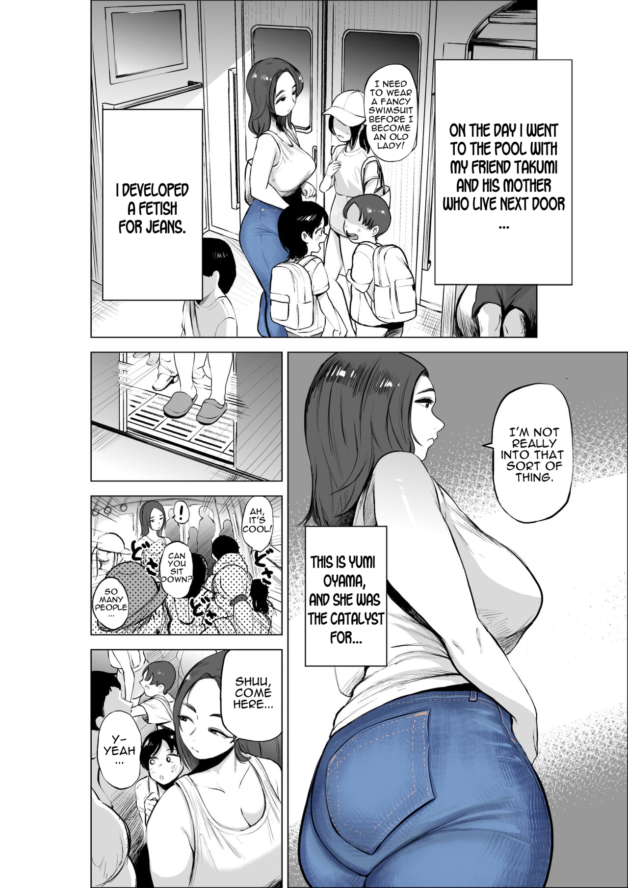 Jeans wa Iteru Kowakute Nigate dakedo Megutai na Tomodachi no Okaa-san - Page 2