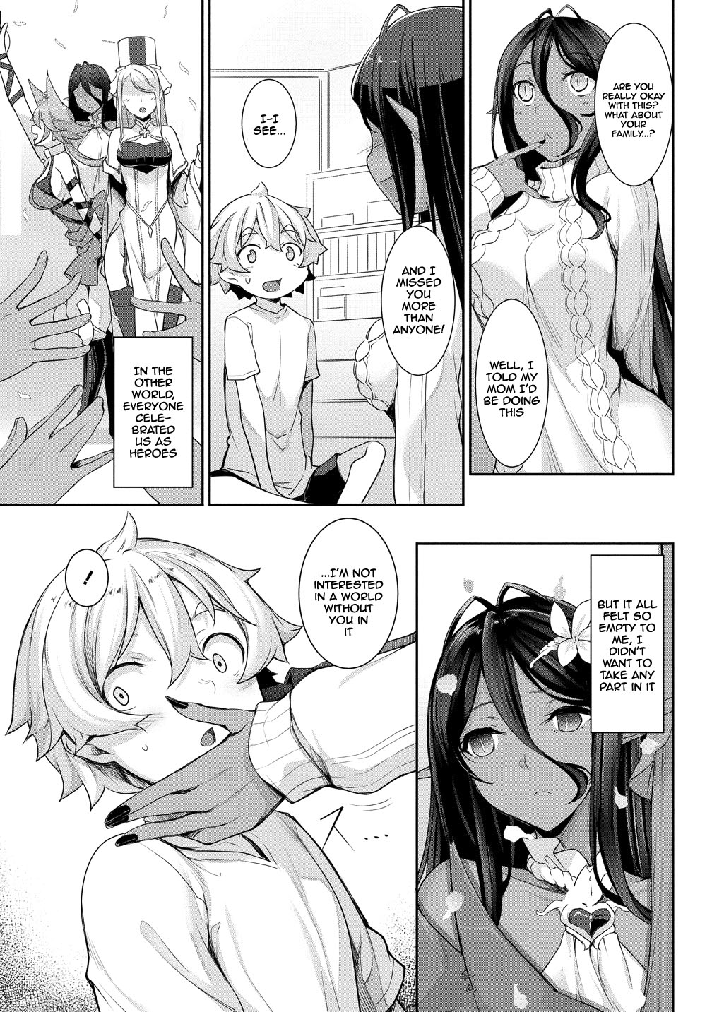 Chotto dake Ai ga Omoi Dark Elf ga Isekai kara Oikakete Kita 3 | A Slightly Clingy Dark Elf Chased Me From Another World 3 - Page 47