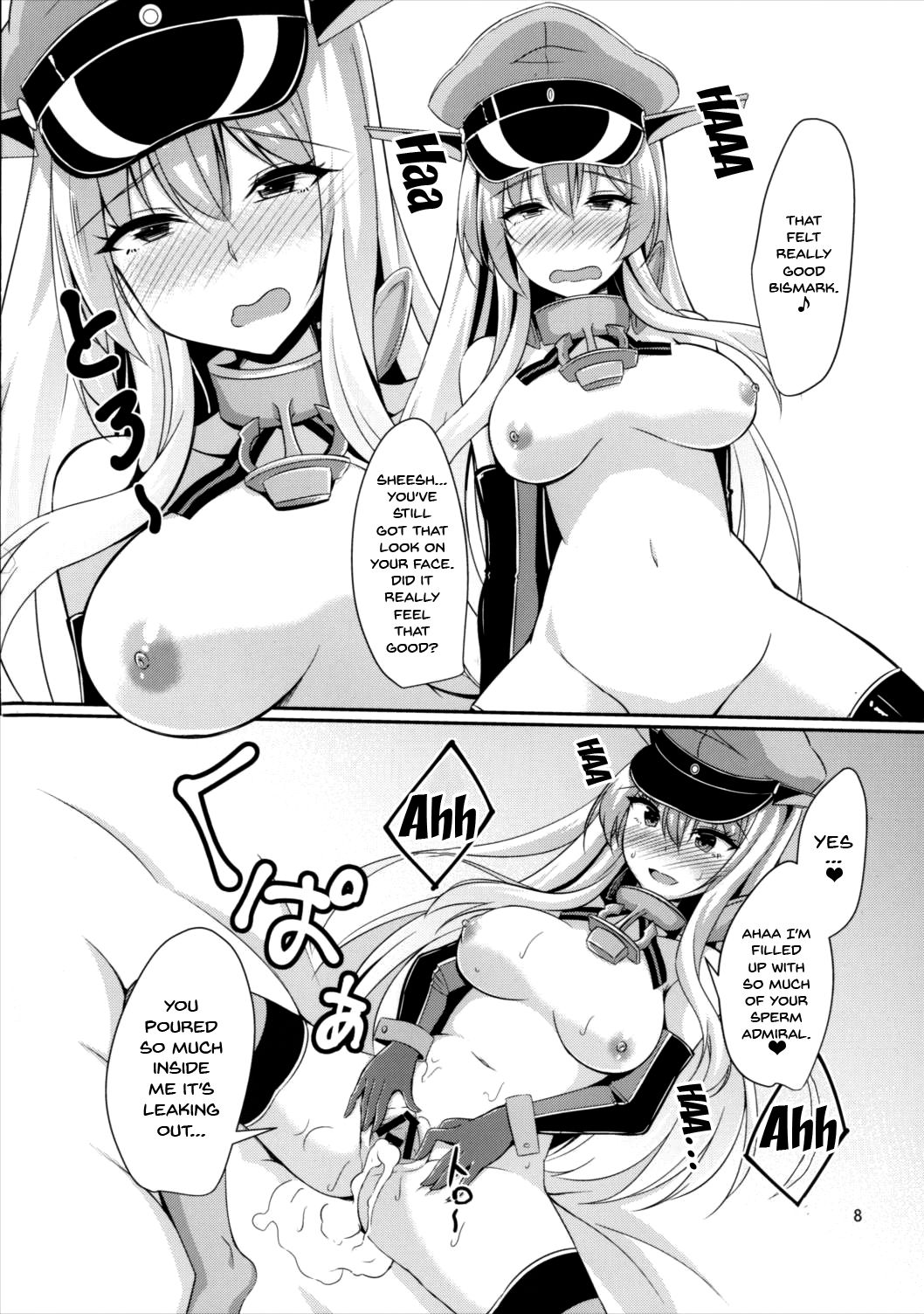 Bismarck wa Teitoku ni Taberareru. | Bismarck Gets Sexually Devoured - Page 8