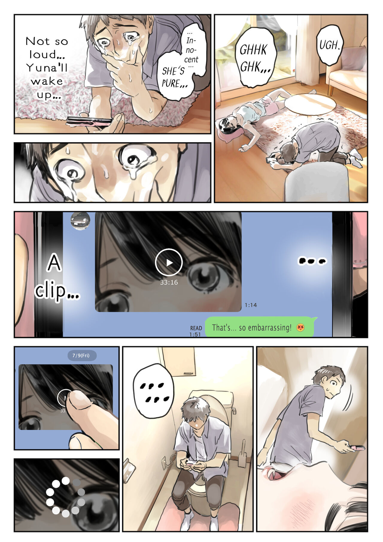Kanojo no SmaPho o Nozoita dake nano ni | I Just Snooped through Her Smartphone - Page 56