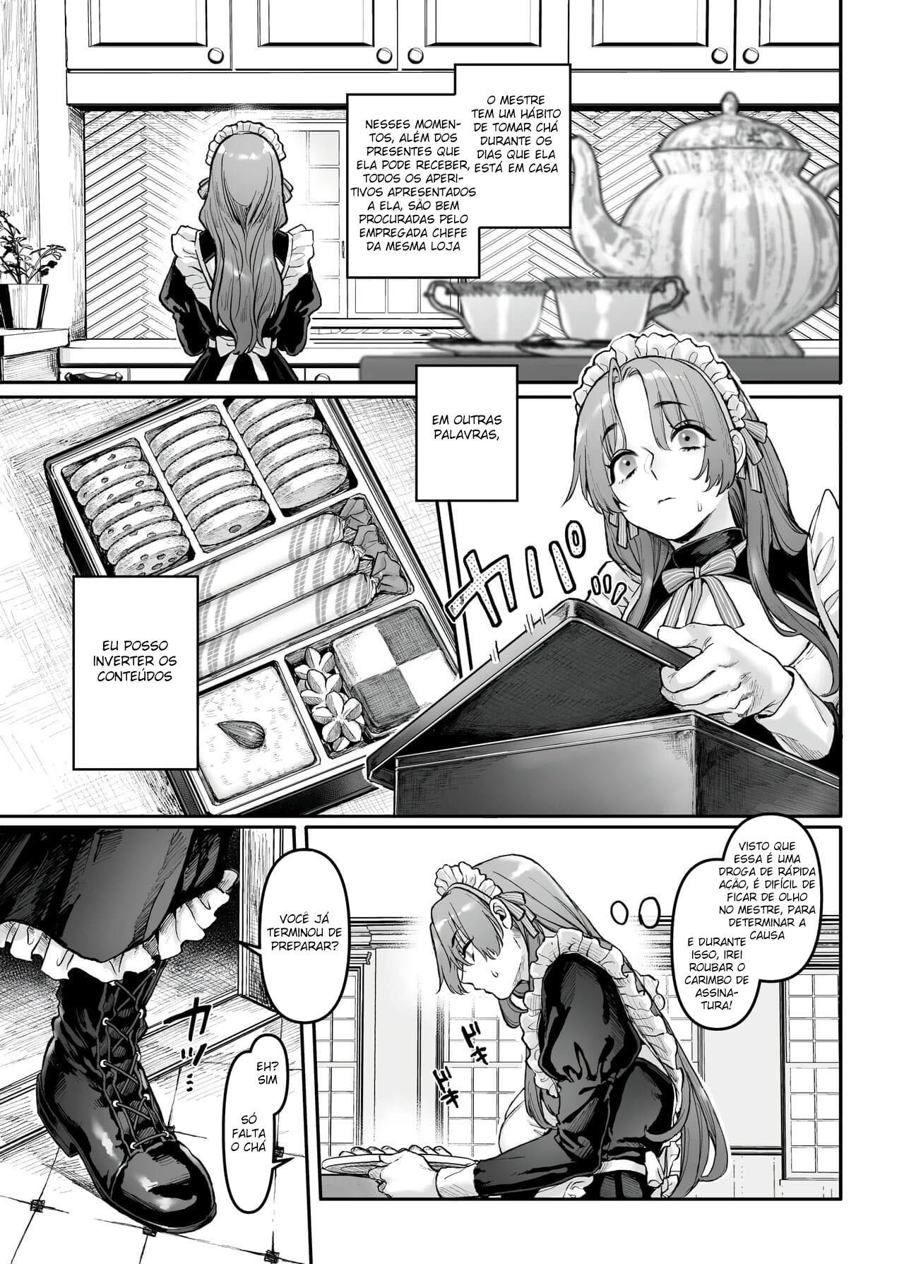 Infiltração! Reembolso de Dívidas de uma Espiã à Beira do Precipício ~A Empregada Crossdressing e o Chefe Oni~ - Page 18