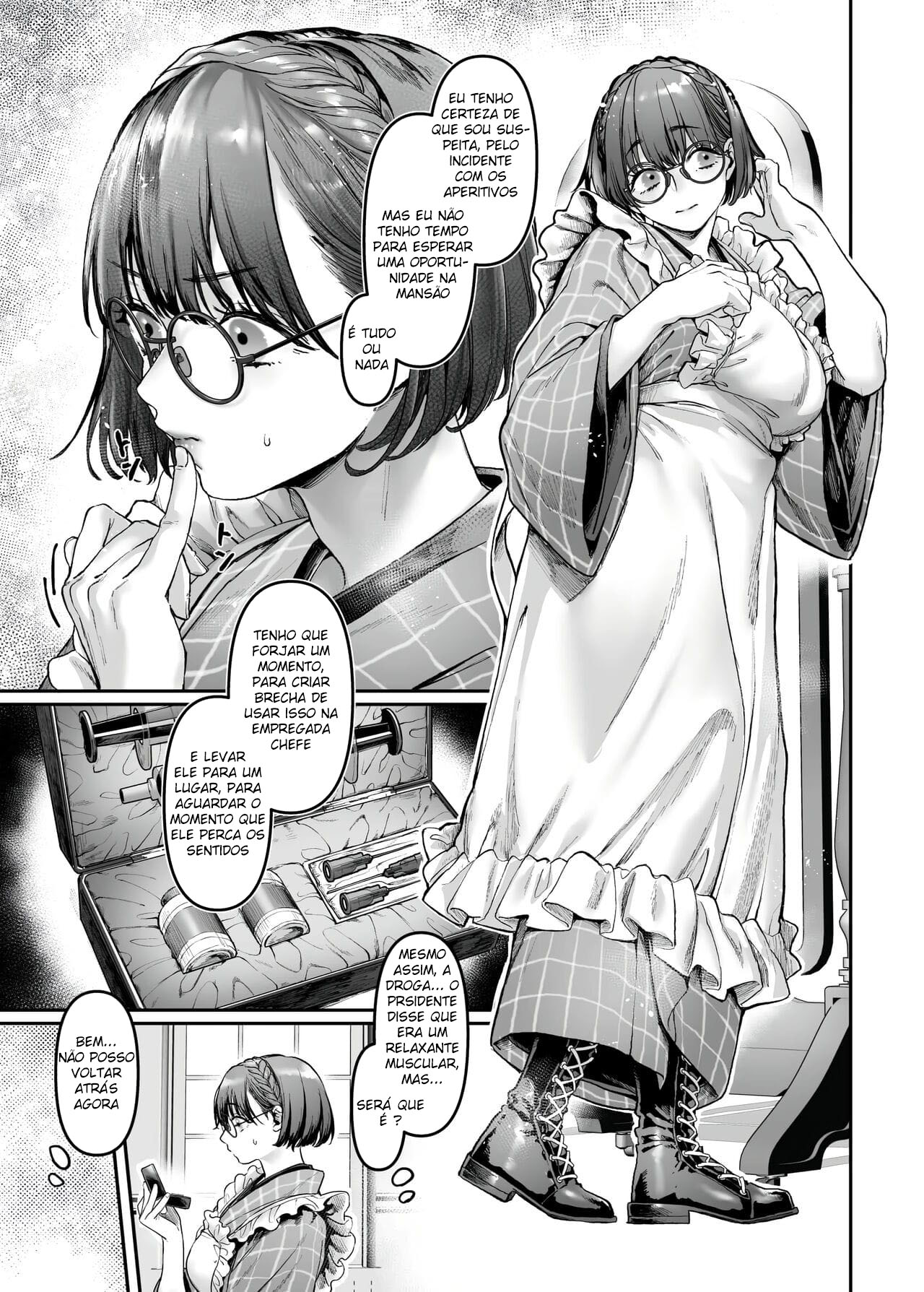 Infiltração! Reembolso de Dívidas de uma Espiã à Beira do Precipício ~A Empregada Crossdressing e o Chefe Oni~ - Page 46