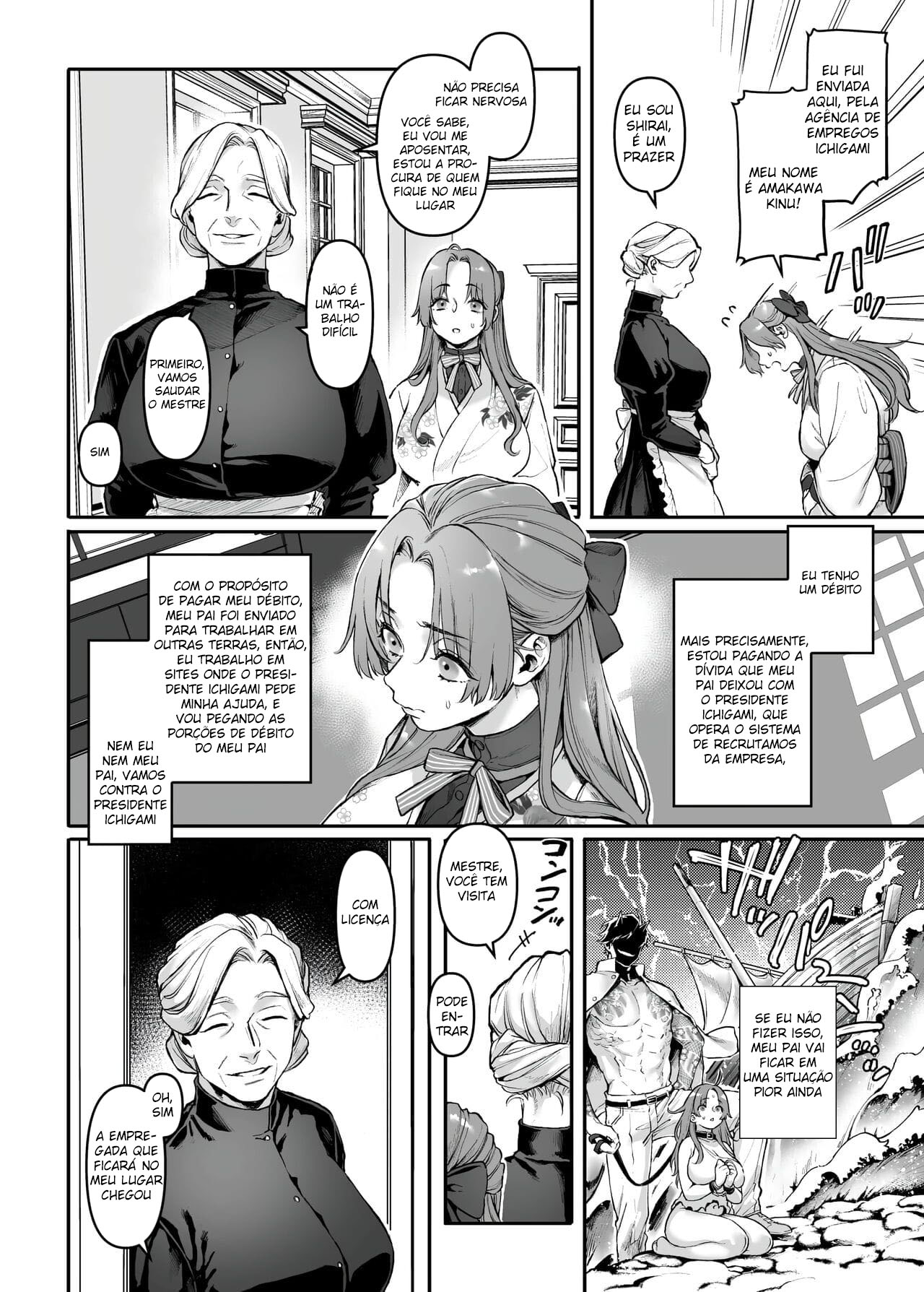 Infiltração! Reembolso de Dívidas de uma Espiã à Beira do Precipício ~A Empregada Crossdressing e o Chefe Oni~ - Page 7
