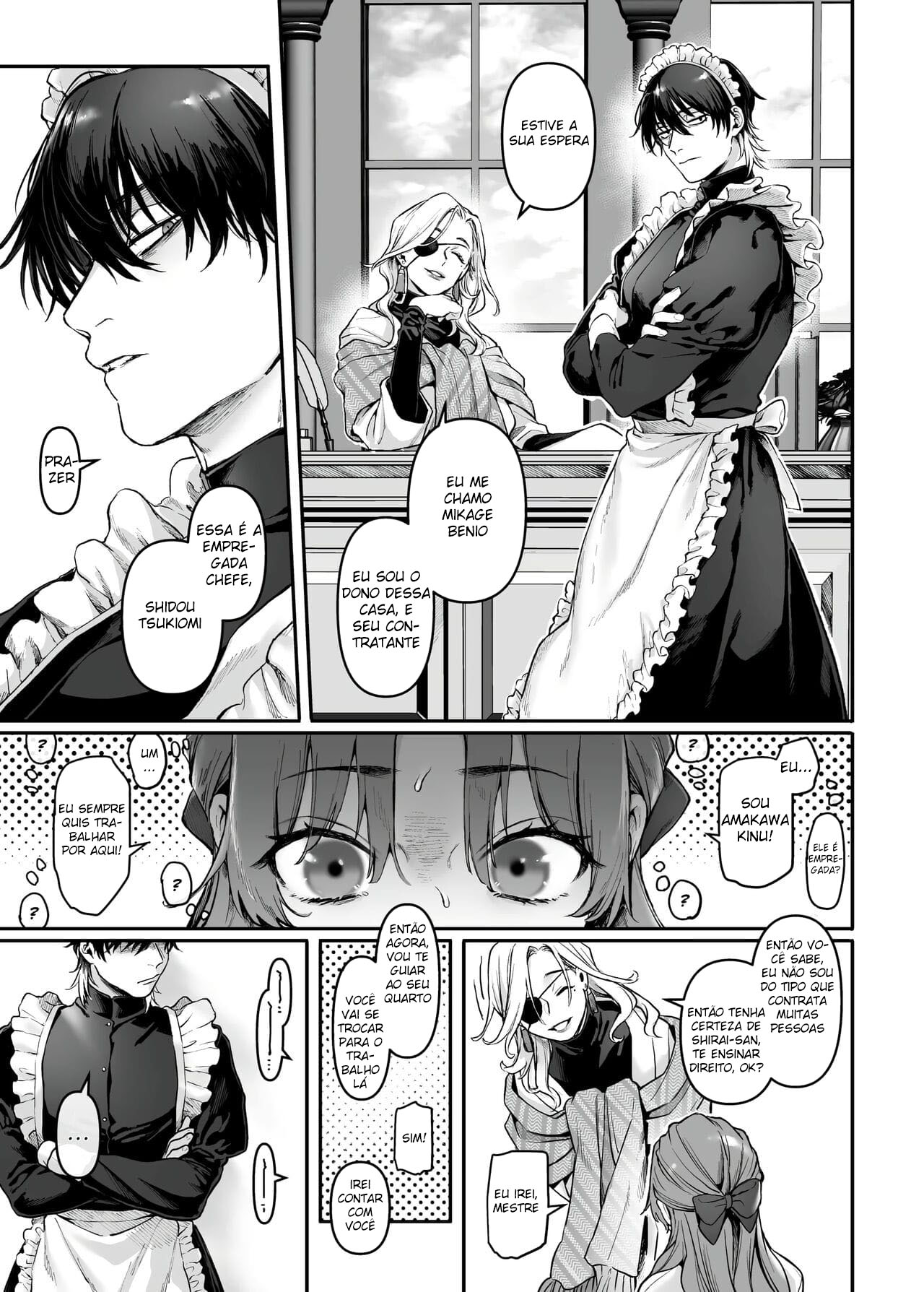 Infiltração! Reembolso de Dívidas de uma Espiã à Beira do Precipício ~A Empregada Crossdressing e o Chefe Oni~ - Page 8