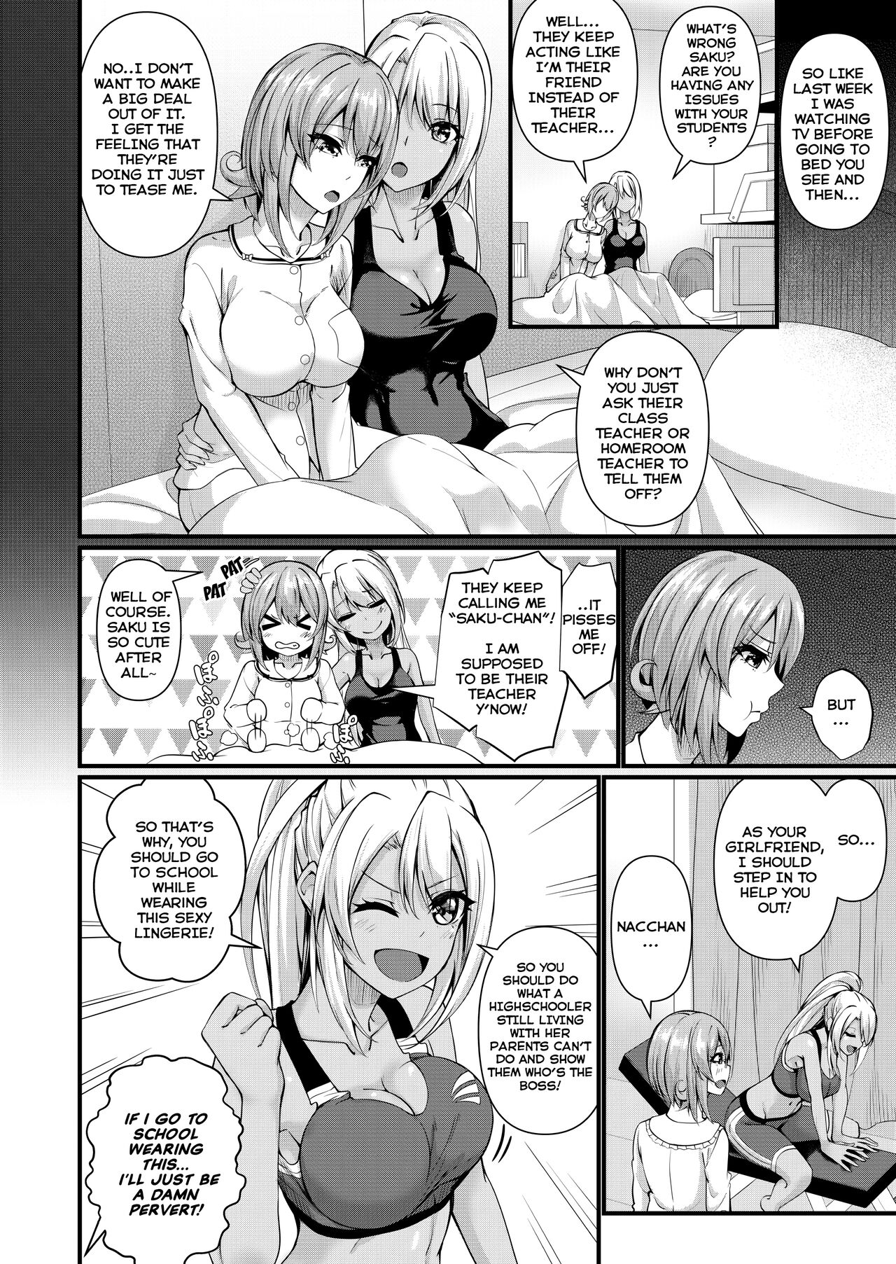 Futanari Gym Shokuin-chan x Majime Koukou Kyoushi-chan – Futanari Gym Employee Serious Highschool Teacher - Page 5
