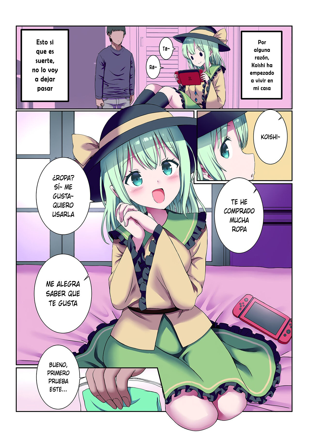 Koi Cos~Koishi Chan to Mujaki ni Cosplay H~ | El inocente cosplay H de Koishi - Page 2