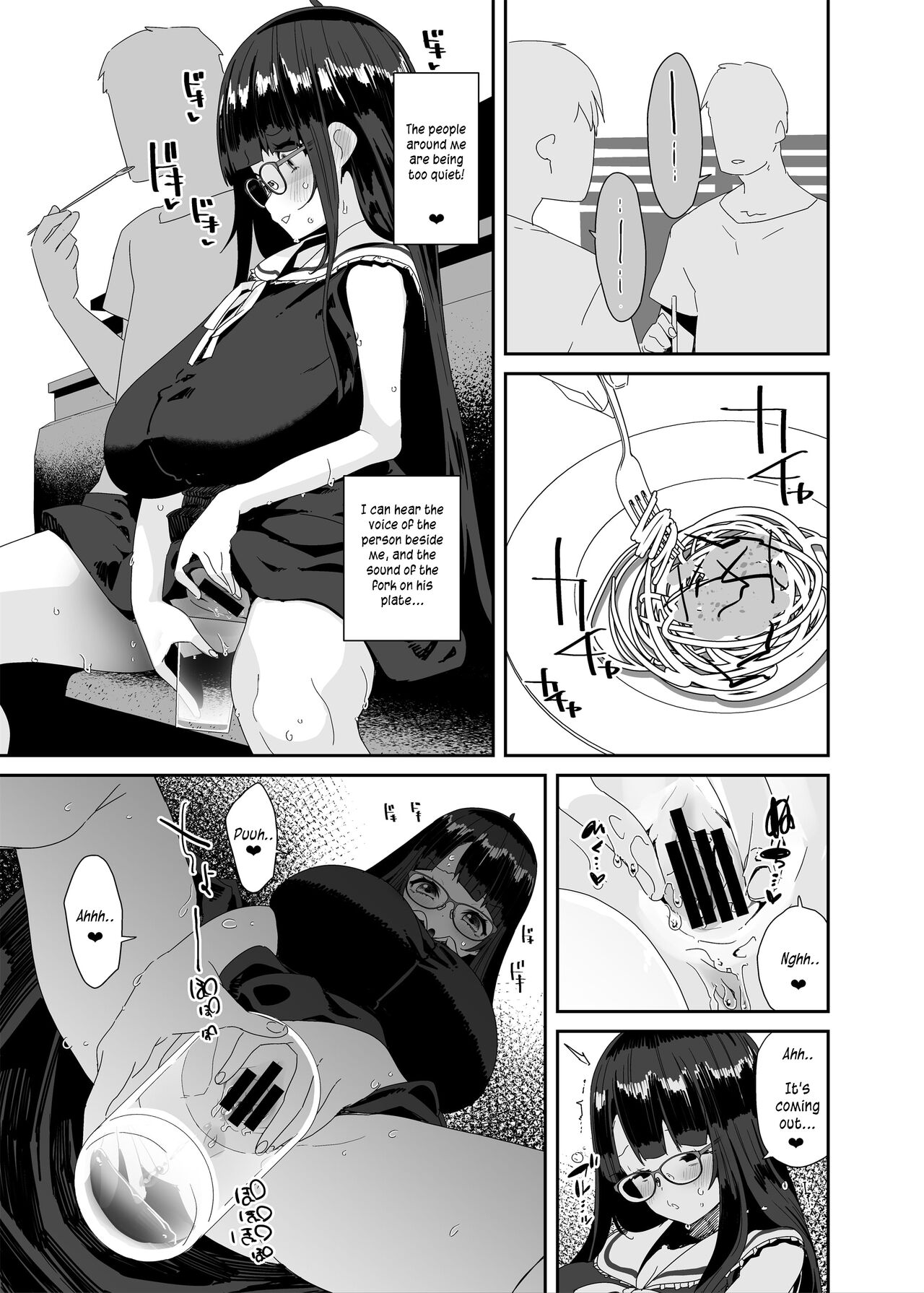 Dosukebe Kyonyuu Joshi ga Shopping Mall made Odekake Onanie Suru Hanashi - Page 44