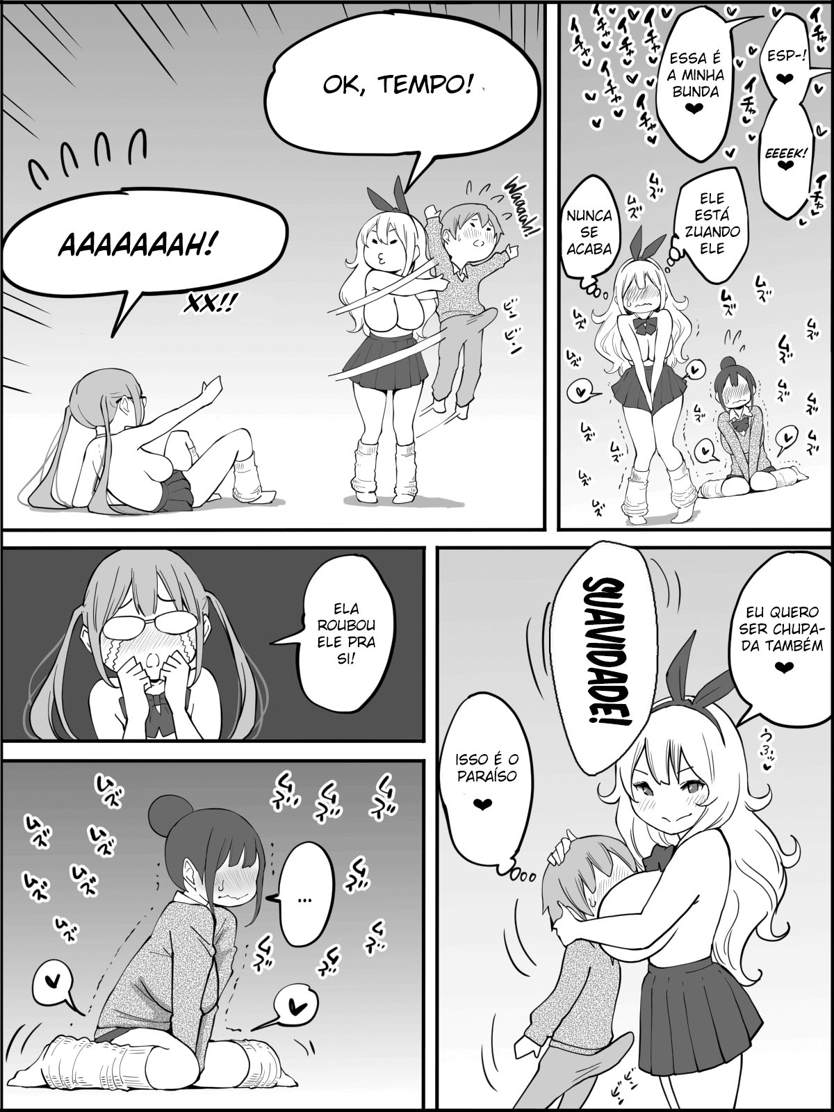 Como Eu Consegui Um Harém de Amigas Sexuais - Page 55