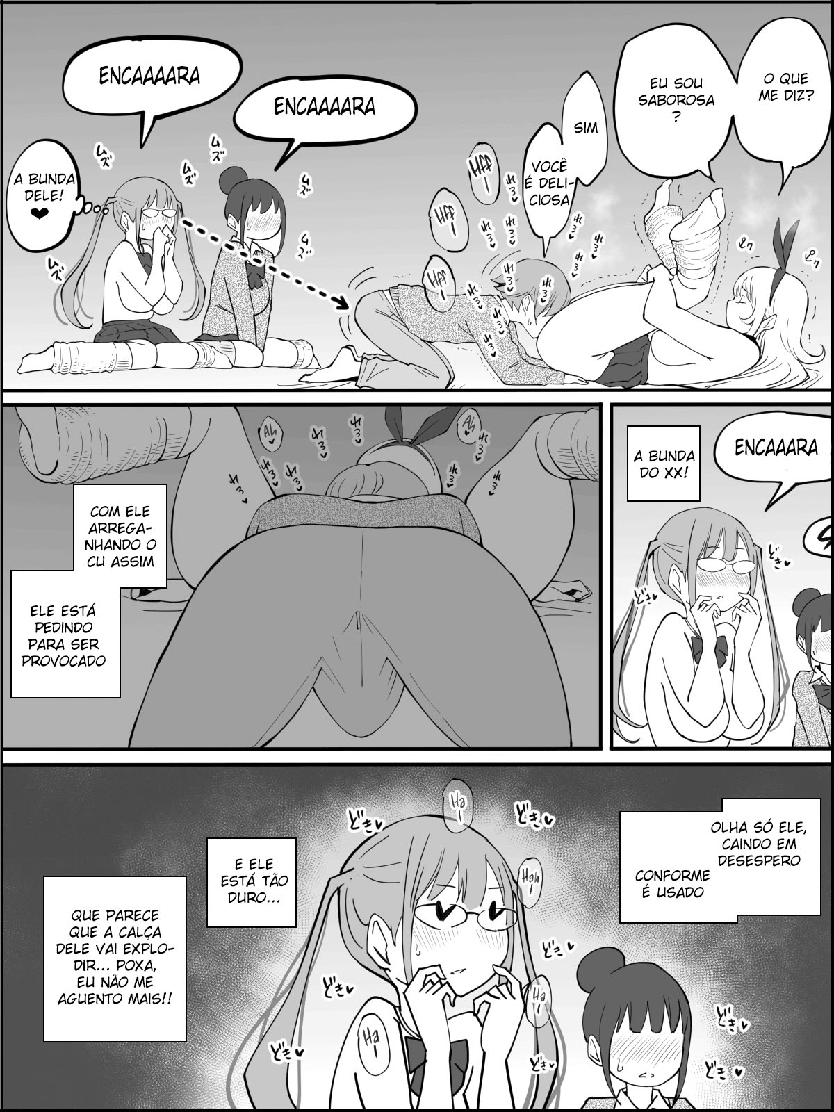 Como Eu Consegui Um Harém de Amigas Sexuais - Page 58