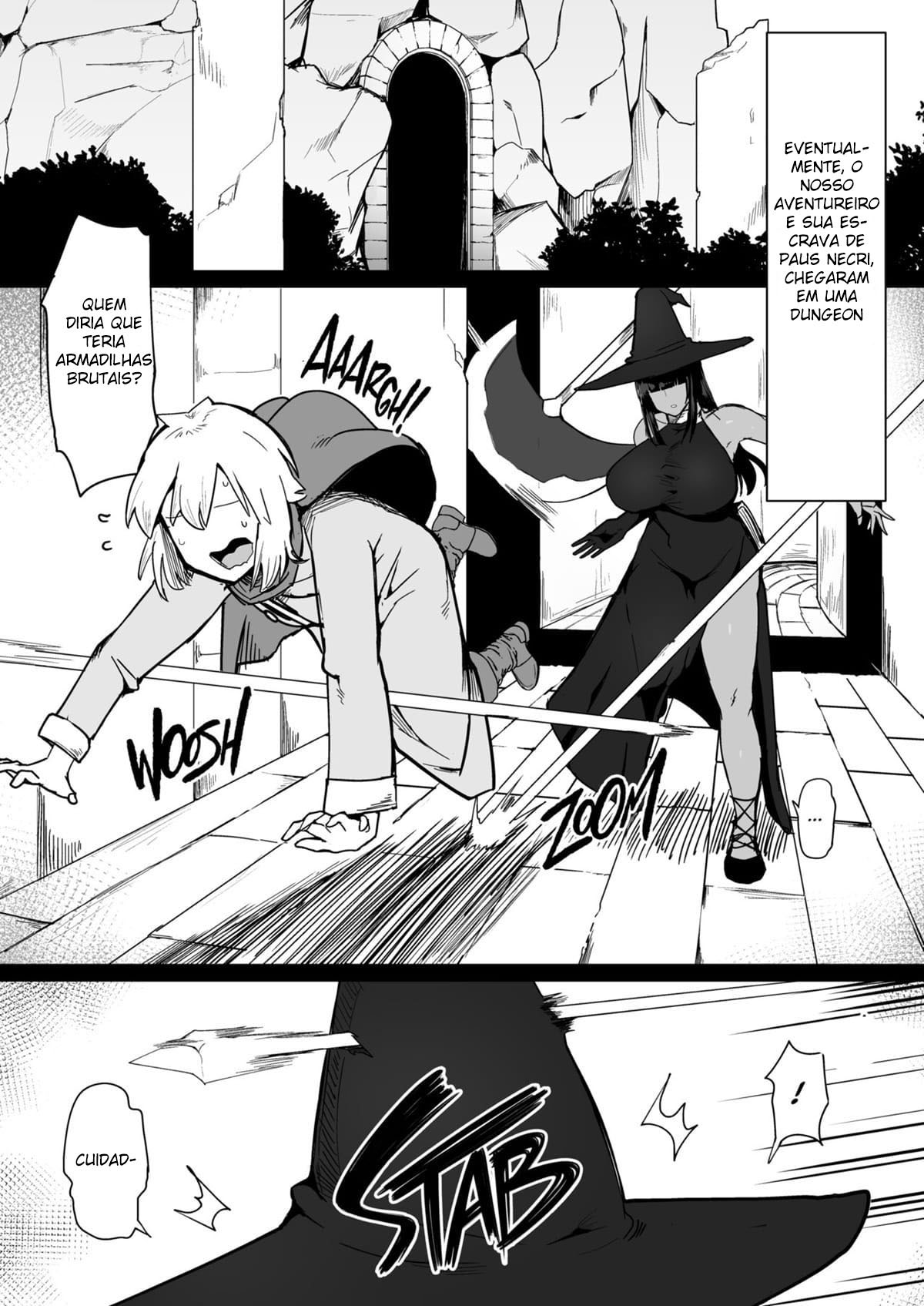A História da Foda Irresponsável com uma Bruxa Contratada Para a Equipe 3 - Page 2