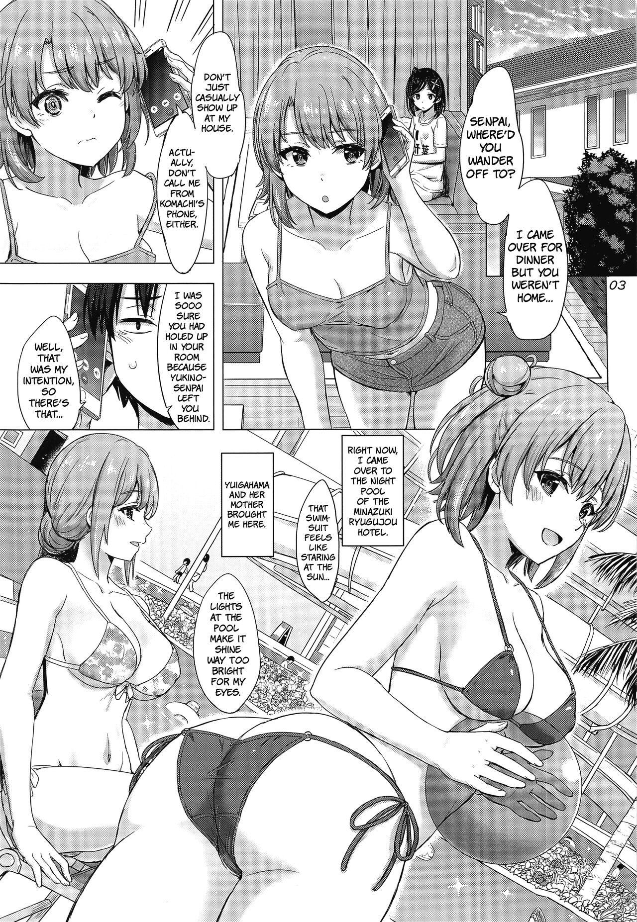 Jounetsuteki na Natsu no Resort o Yuigahama Oyako to. | A Passionate Summer Resort with the Yuigahamas. - Page 2
