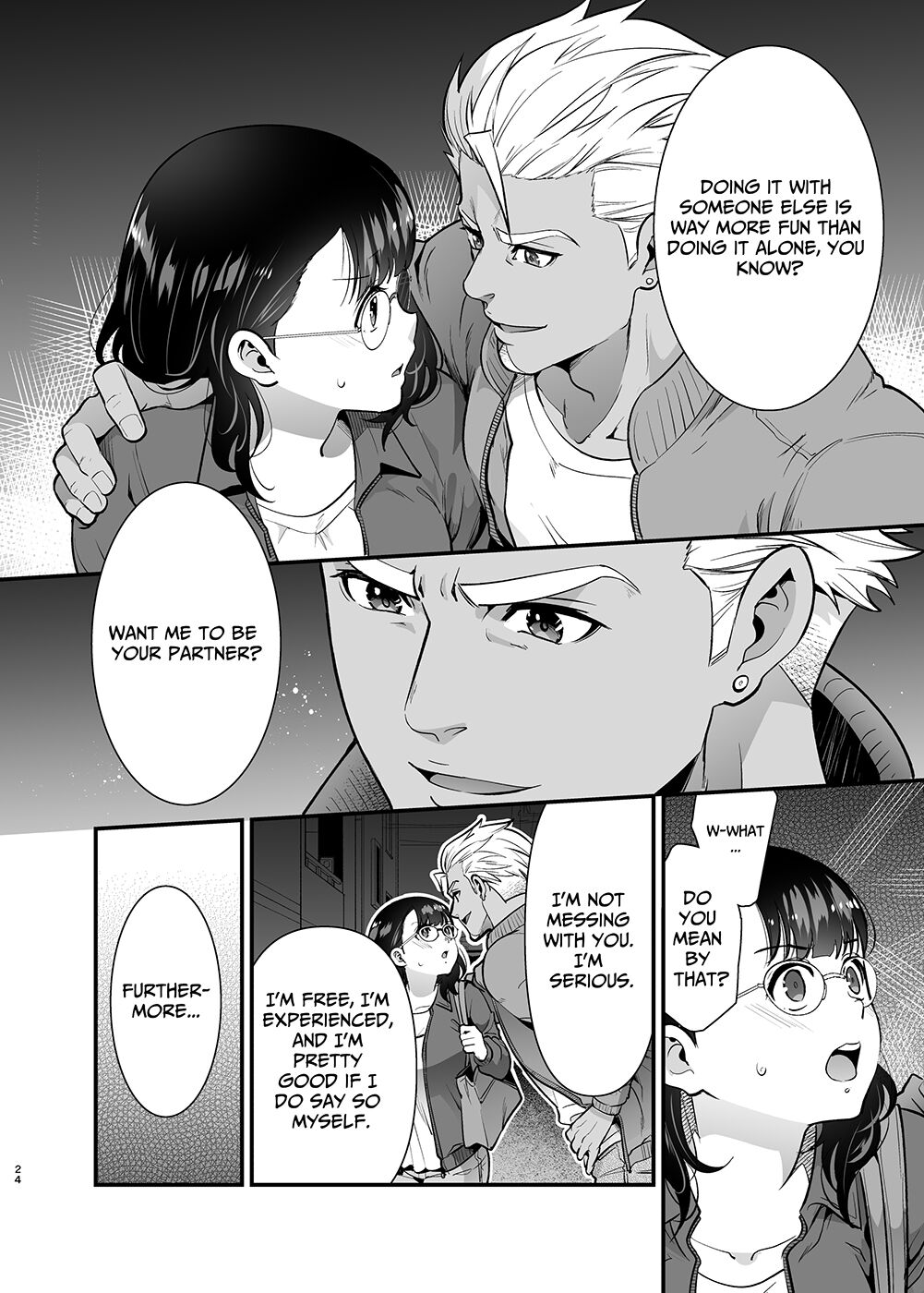 Seiyoku o Moteamasu Jimi de Nekura na Watashi ga Gatenkei Joushi ni Taberareru 3-kakan | Gloomy Normie with Pent-up Lust gets Devoured by her Blue-collar Boss for THREE DAYS - Page 24