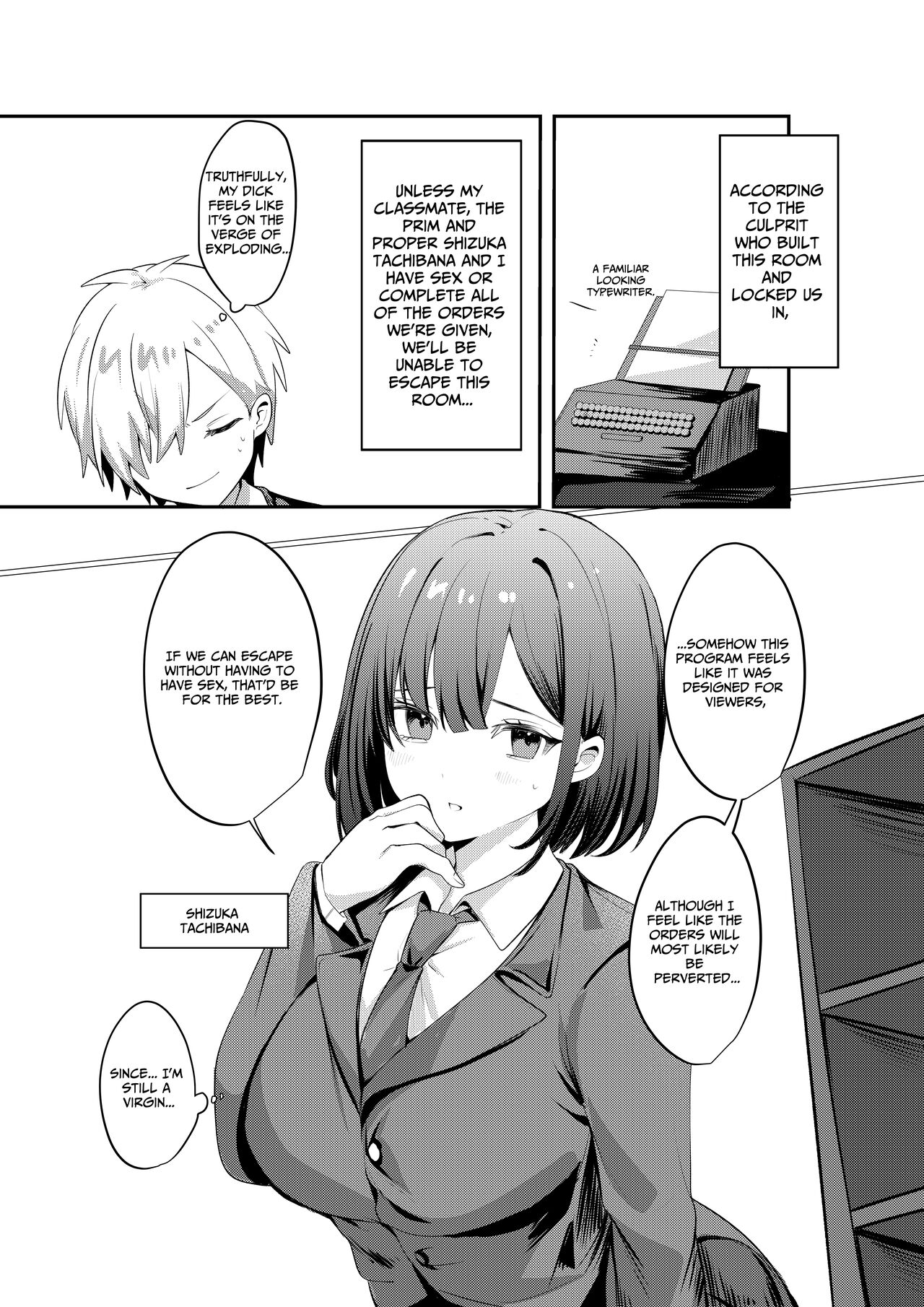 Sex Shinai to Derarenai Heya ni Seiso na Ano Ko to Tojikomerareru | Trapped in a Sex-Locked Room with that Prim & Proper Girl - Page 3