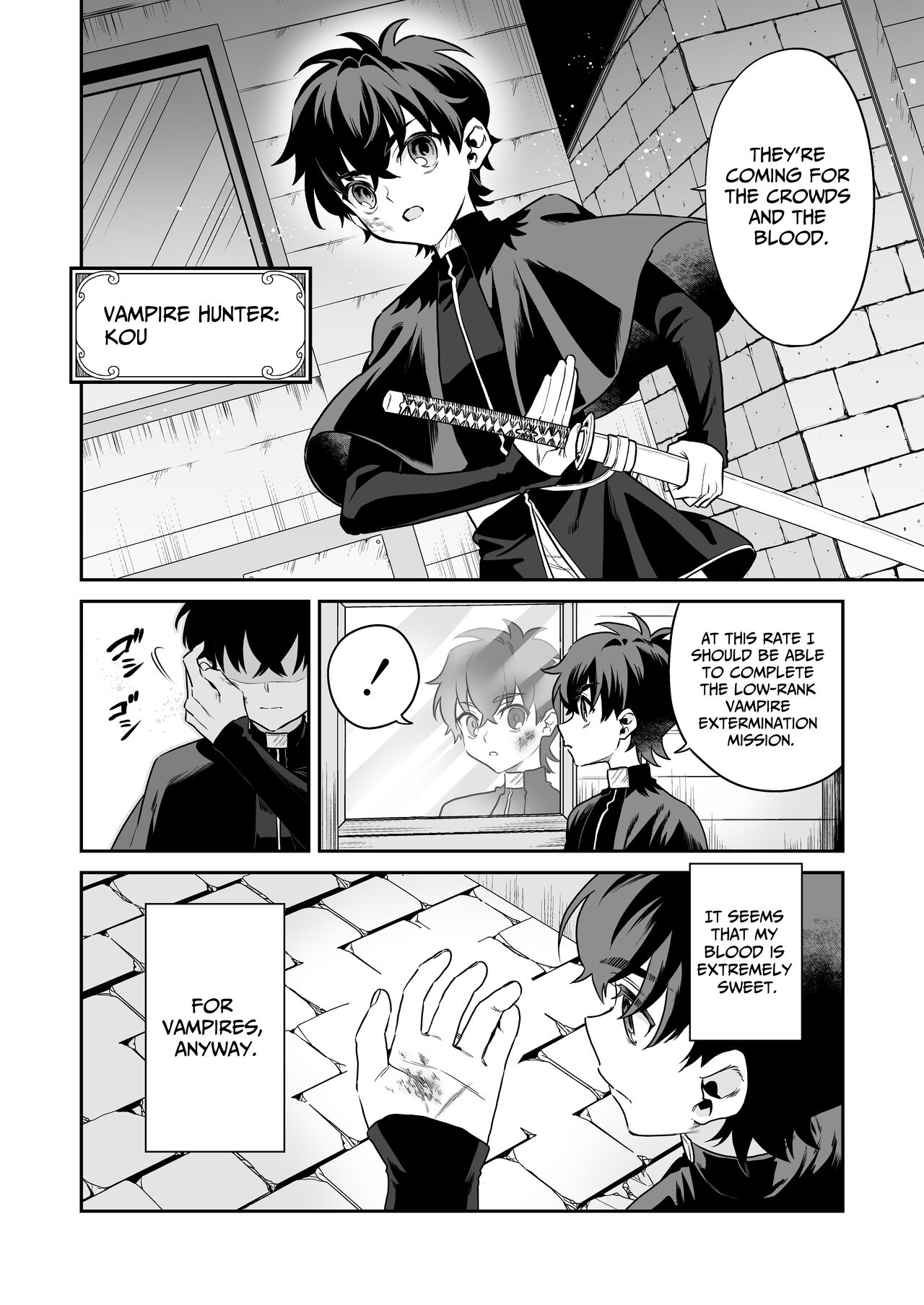 Shounen Hunter, Kyuuketsuki no Ori ni Torawaruru - Page 4