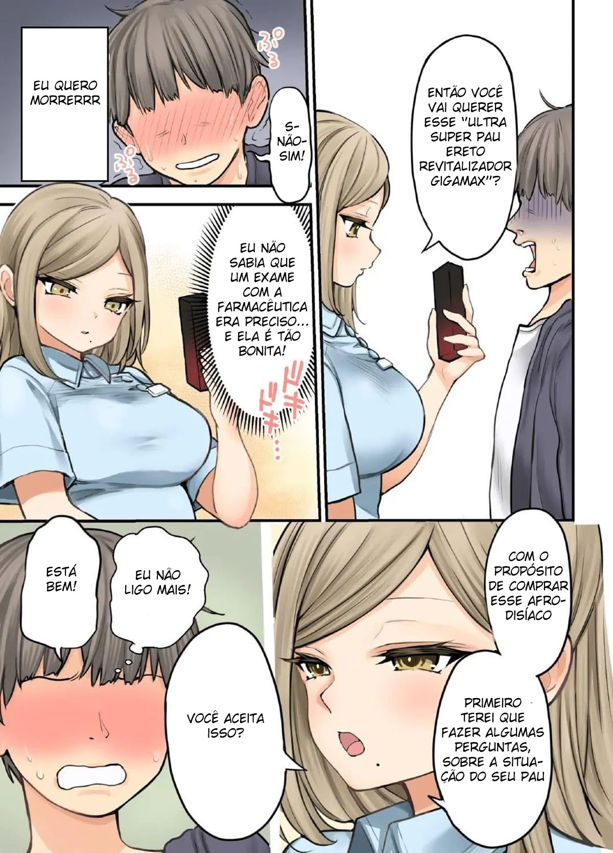 A Farmacêutica Peituda Kusunoki-San da Farmácia 24 horas - Page 5