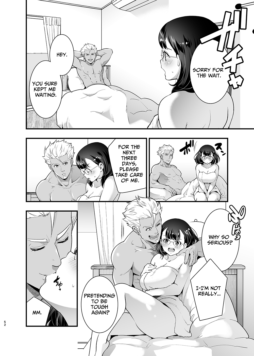 Seiyoku o Moteamasu Jimi de Nekura na Watashi ga Gatenkei Joushi ni Taberareru 3-kakan | Gloomy Normie with Pent-up Lust gets Devoured by her Blue-collar Boss for THREE DAYS - Page 52