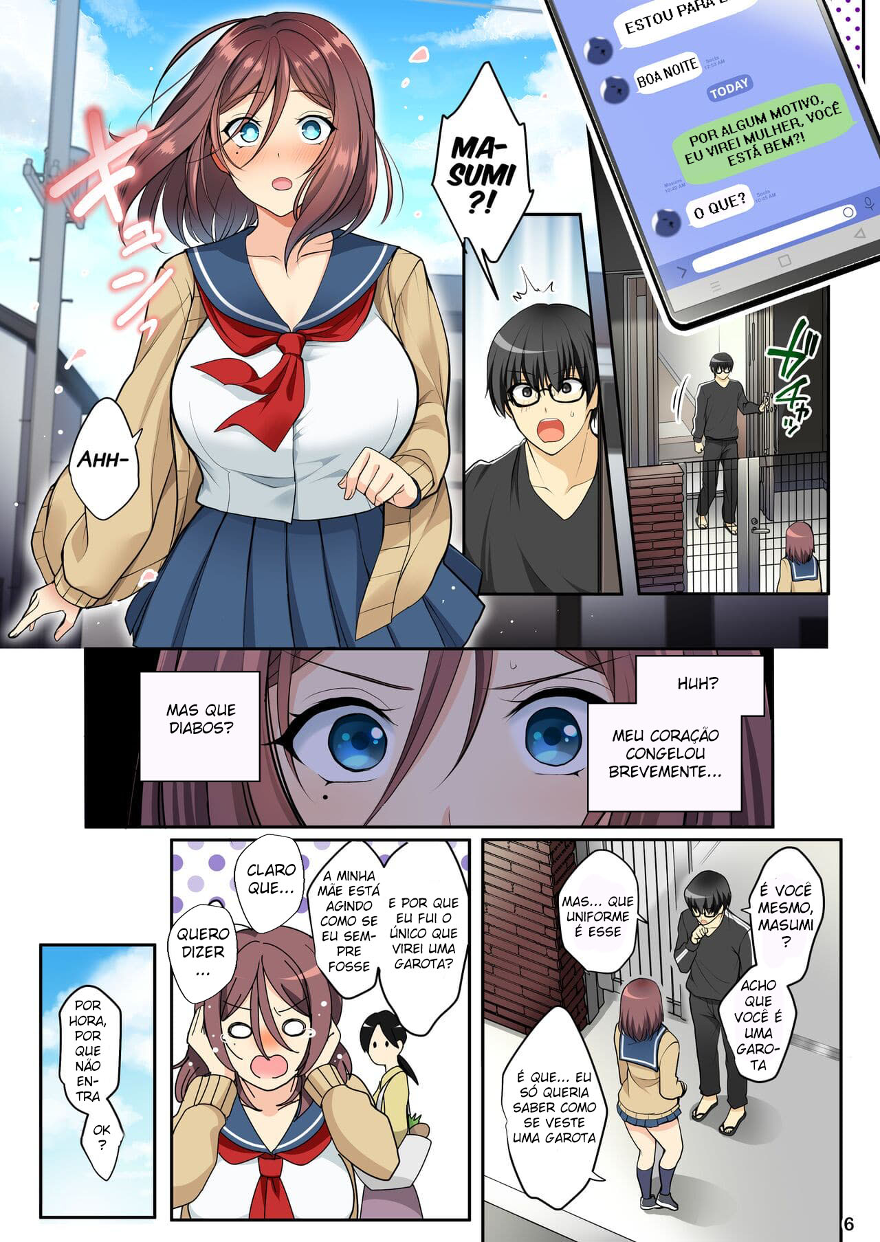 O Dia em Que Meu Amigo me Transformou em Seu Brinquedinho Amoroso - Page 6