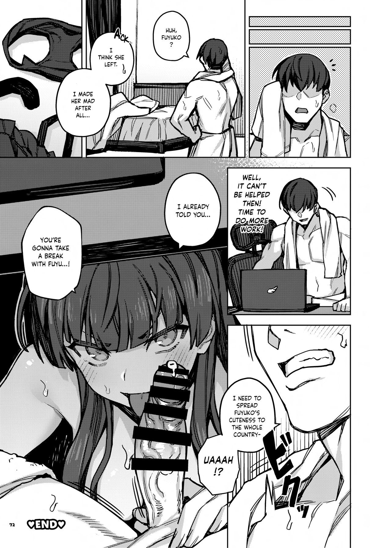 Anta wa Koko de Fuyu to Iku no yo ~Fuyuko Icha Love Ero Goudou~ - Page 73