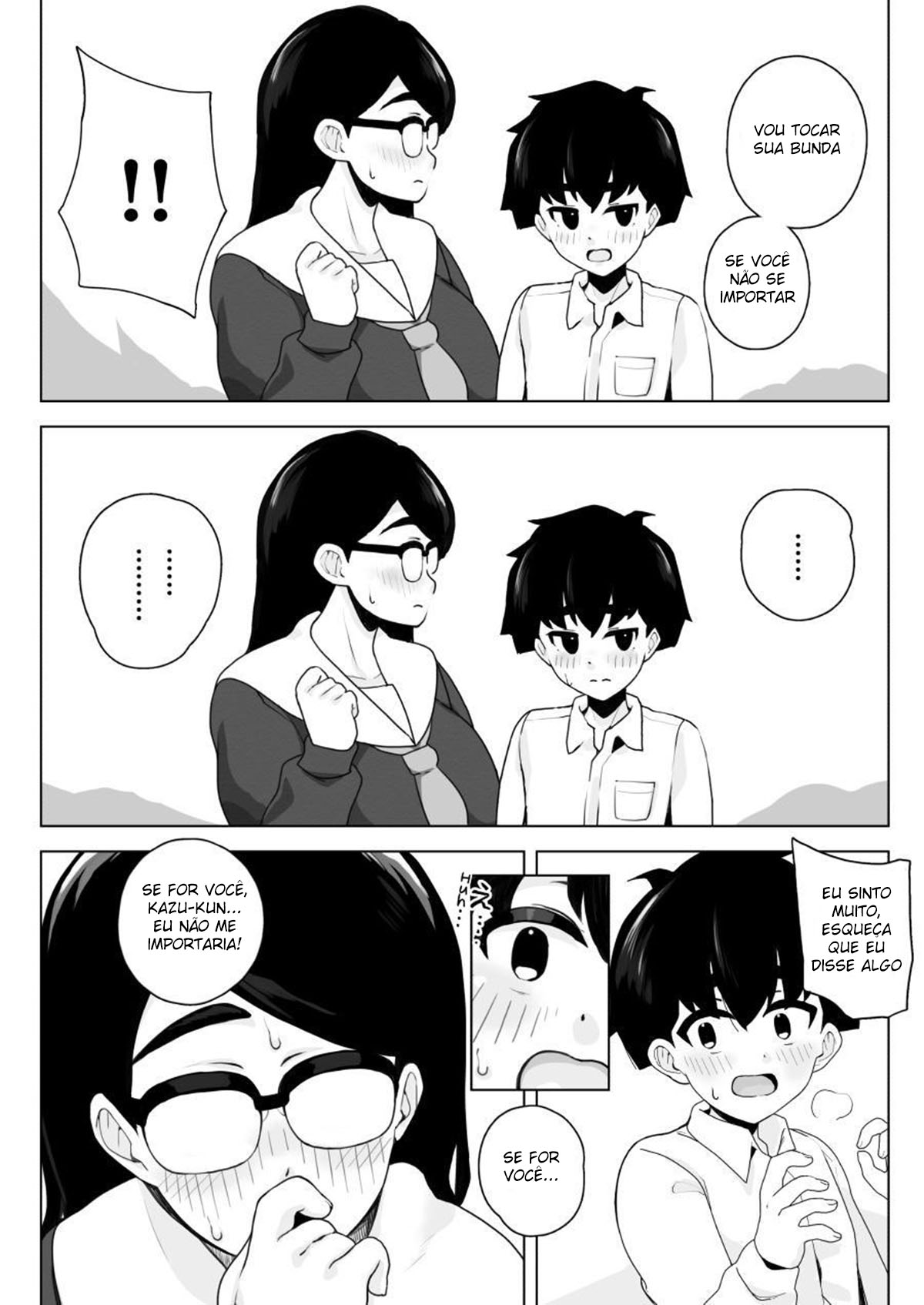 Sexo com Minha Amiga de Infância Quatro Olhos da Bunda Grande - Page 8