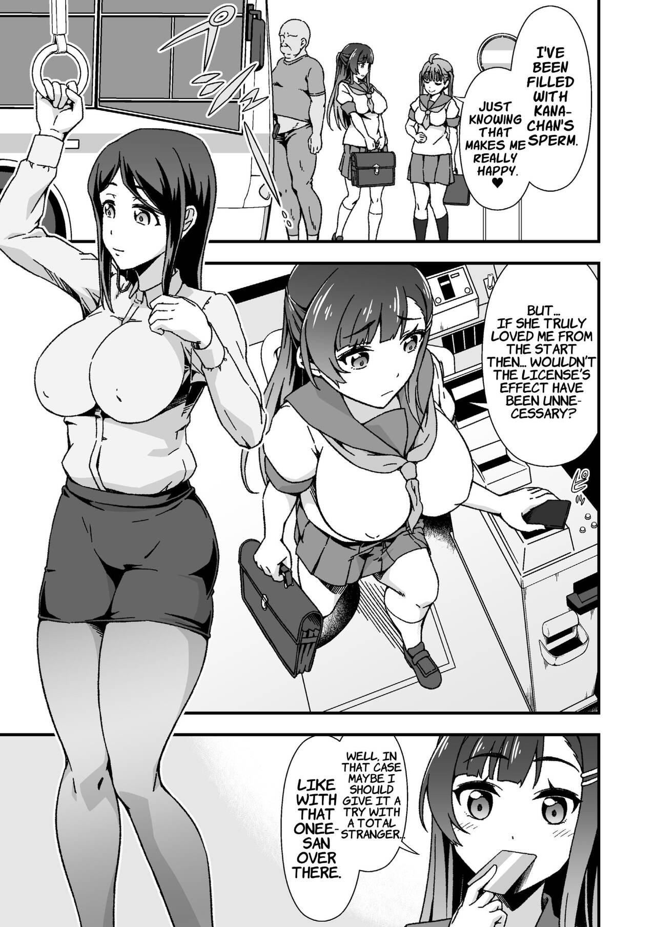 Futanari-chan Haramasex Kyokashou o Hirou | Dickgirl Finds An Impregnation Sex License - Page 9